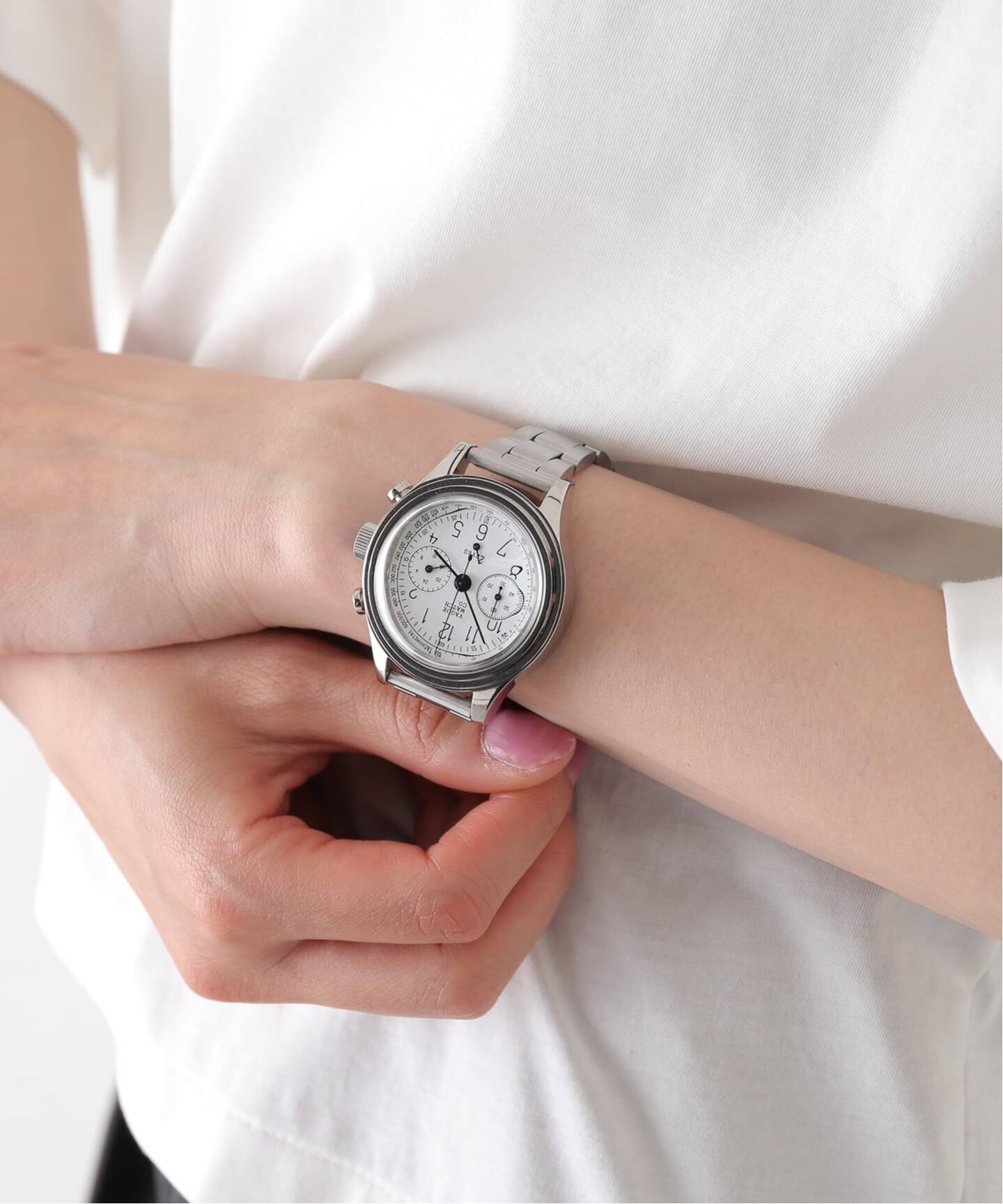HIROB ヒロブ クォーツ駆動 79-JD2606-85C VAGUE WATCH CO. 2 EYES White（新品）｜HIROB（ヒロブ）の通販