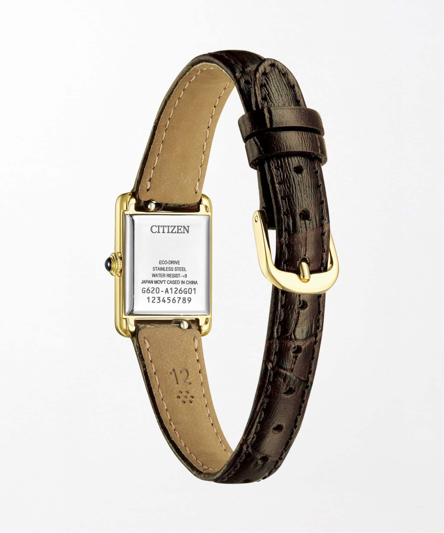 CITIZEN Kii Classic Square EG2797-13A Yellow gold（新品）｜HIROB