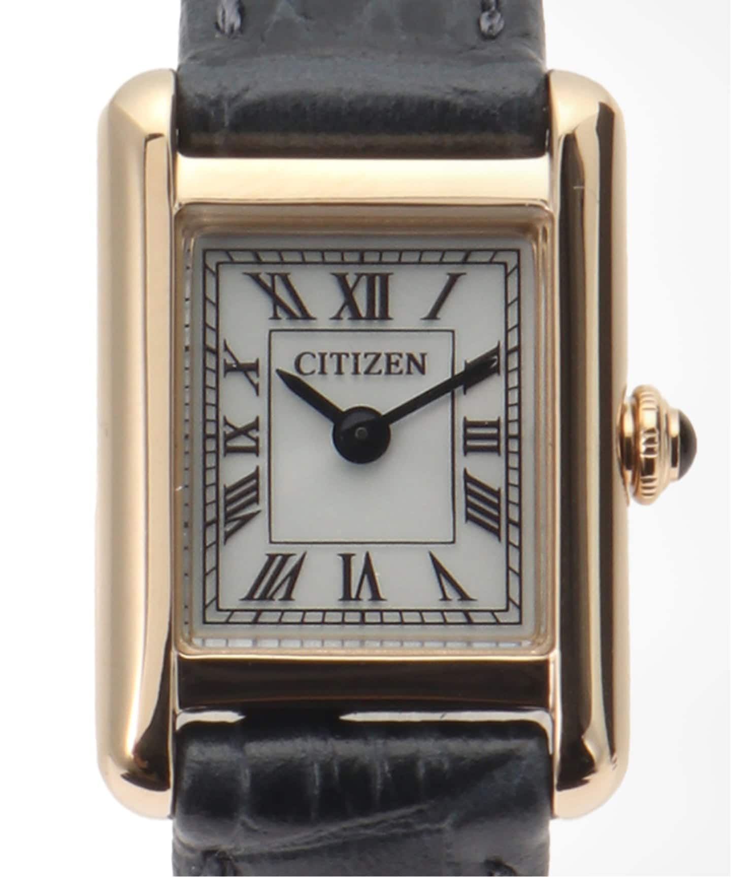 CITIZEN Kii Classic Square Kii EG2799-18W Warm gold（新品）｜HIROB