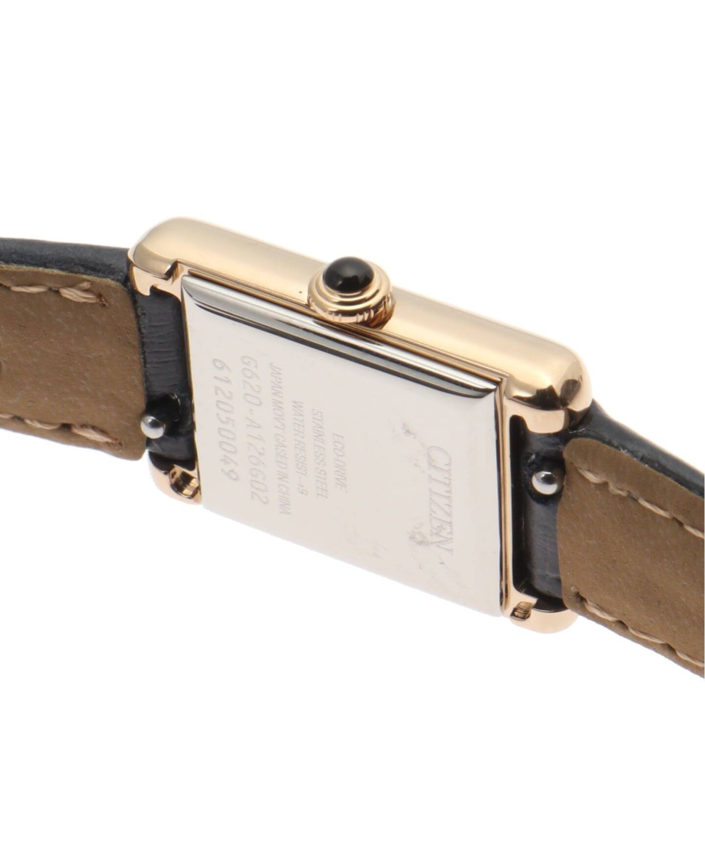 CITIZEN Kii Classic Square Kii EG2799-18W Warm gold（新品）｜HIROB