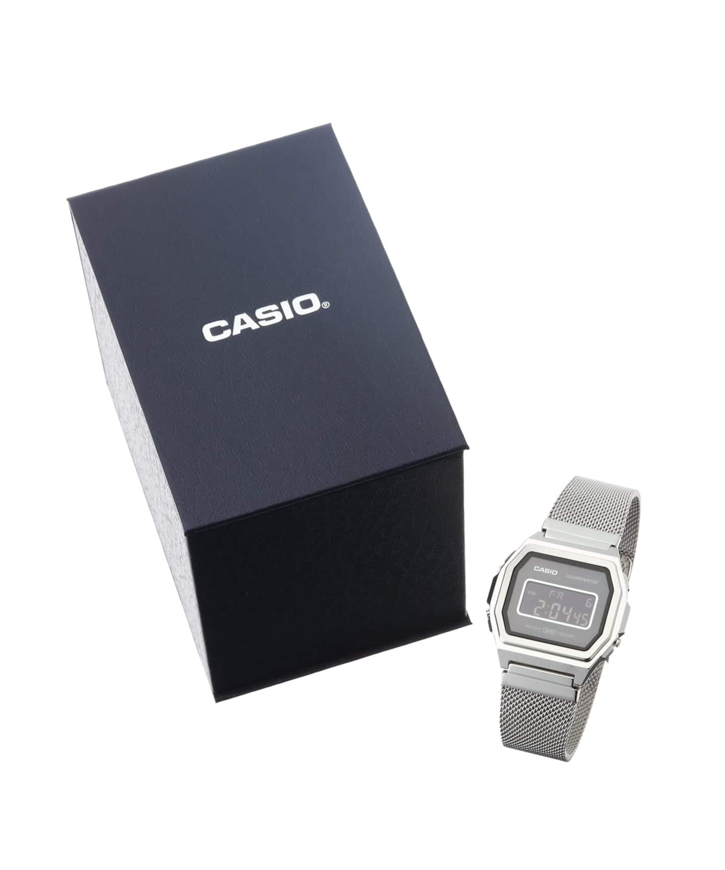 時計 CASIO PREMIUM A1000M-1BJF CASIO（カシオ） “STANDARD PREMIUM” A1000M-1BJF シルバー/白蝶貝