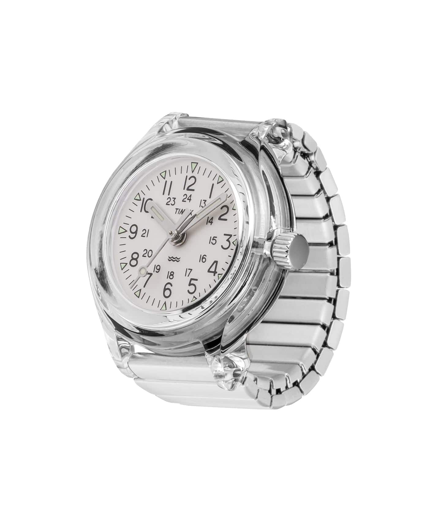 予約》TIMEX Camper Ring Watch TW2Y78100 Clear（新品）｜HIROB