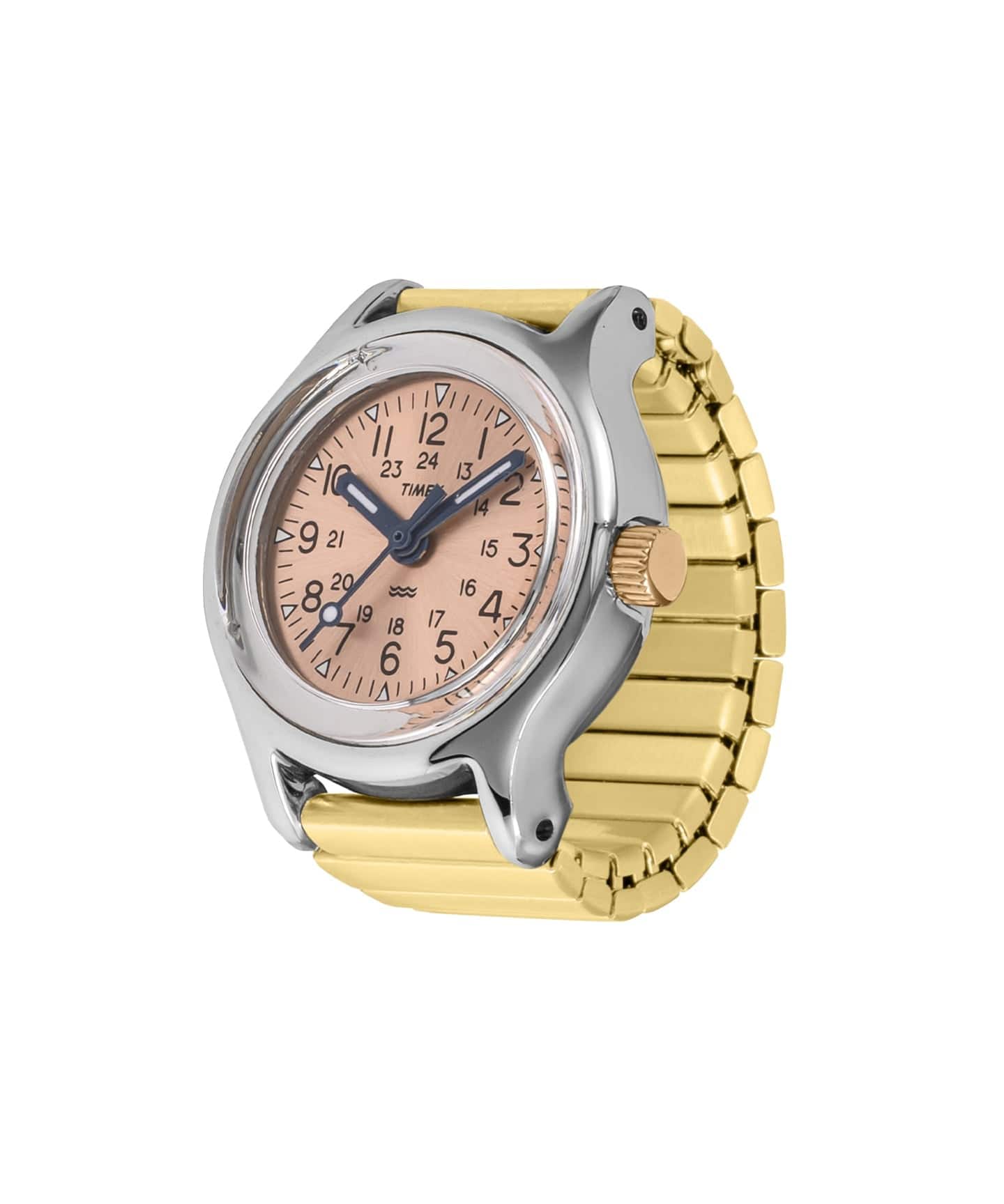 TIMEX Camper Ring Watch TW2Y78000 Silver＆Gold（新品）｜HIROB