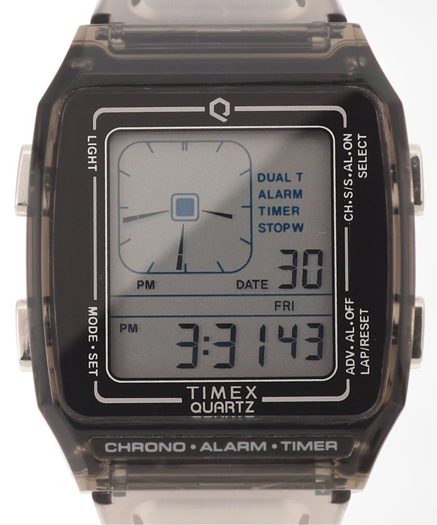 TIMEX Q LCA x-tw2w45000 Black トランスパレント（新品）｜HIROB