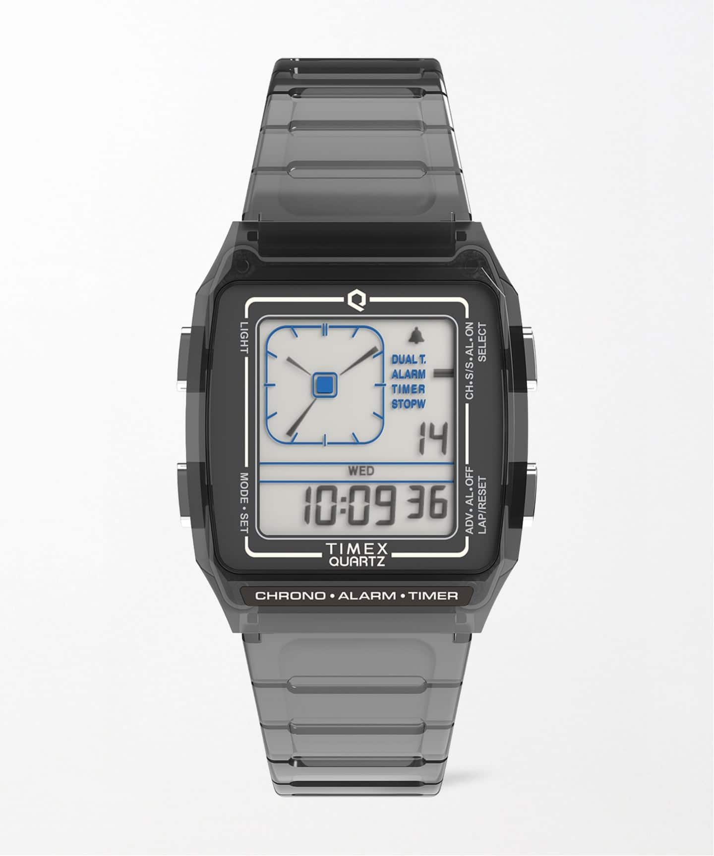 TIMEX Q LCA x-tw2w45000 Black トランスパレント（新品）｜HIROB