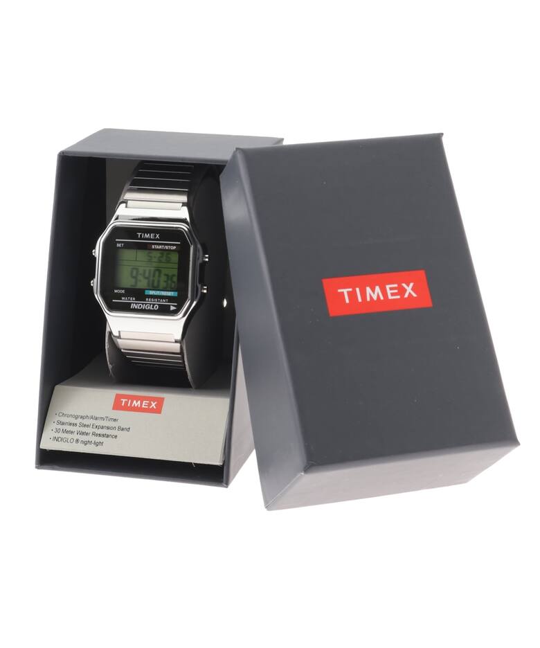 TIMEX CLASSIC DIGITAL tx-t78587 Silver（新品）｜HIROB（ヒロブ）の 