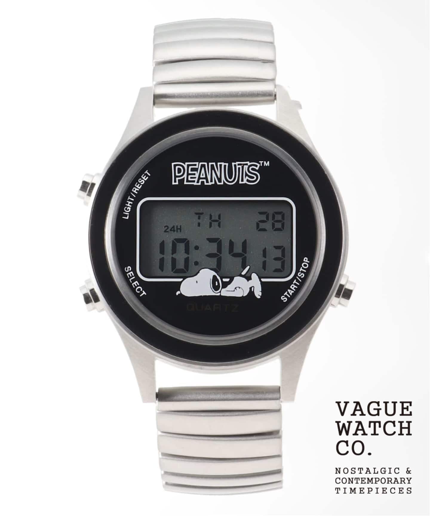 VAGUE WATCH CO. Snoopy Digital Watch DG2000 Extension（新品