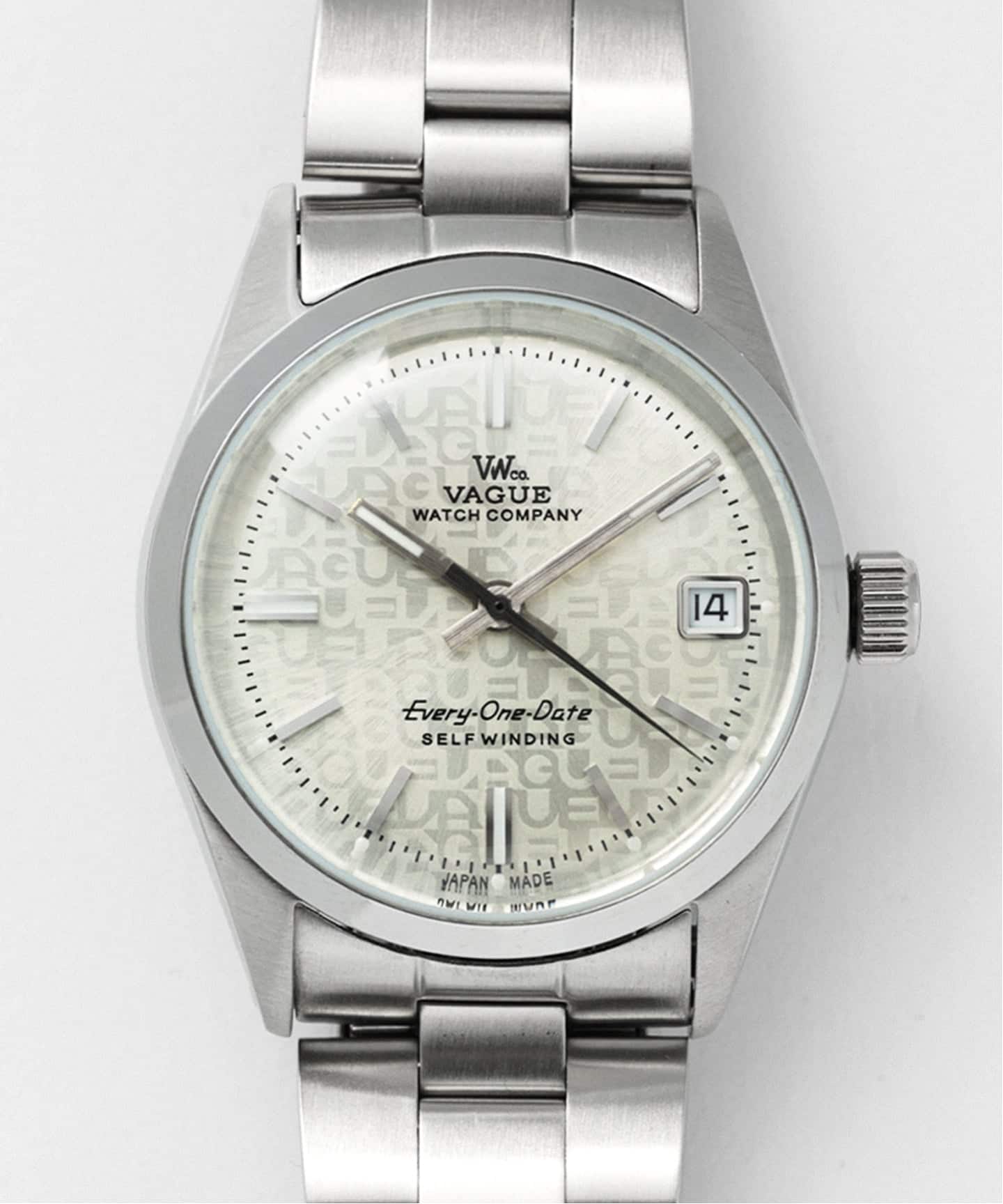 予約》VAGUE WATCH CO. Every-One-Date Silver（新品）｜HIROB（ヒロブ