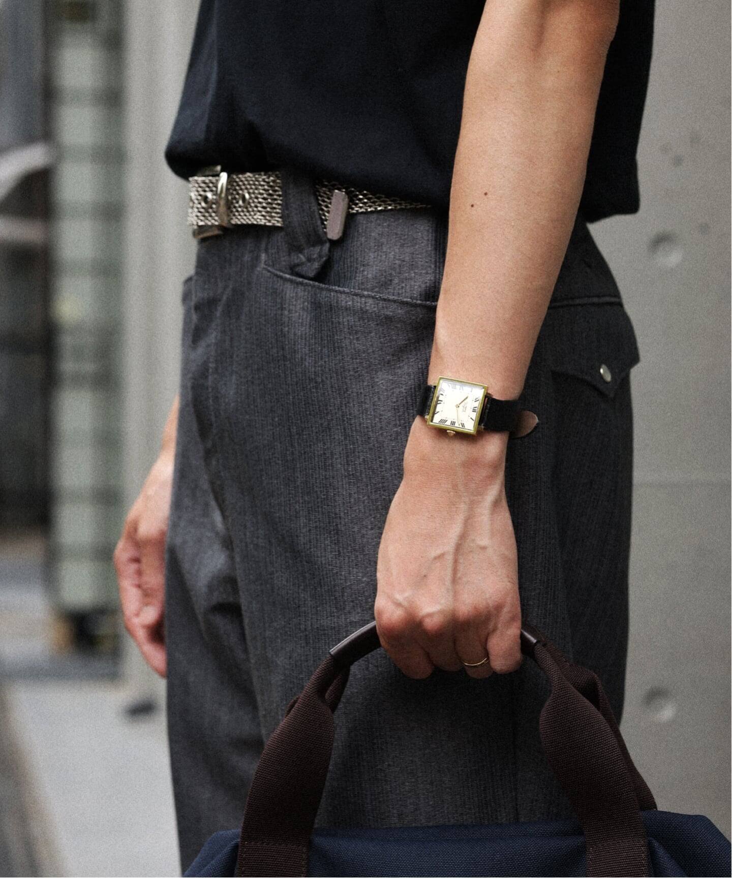 予約》VAGUE WATCH CO. Carre 28mm heavy wavy YG（新品）｜HIROB