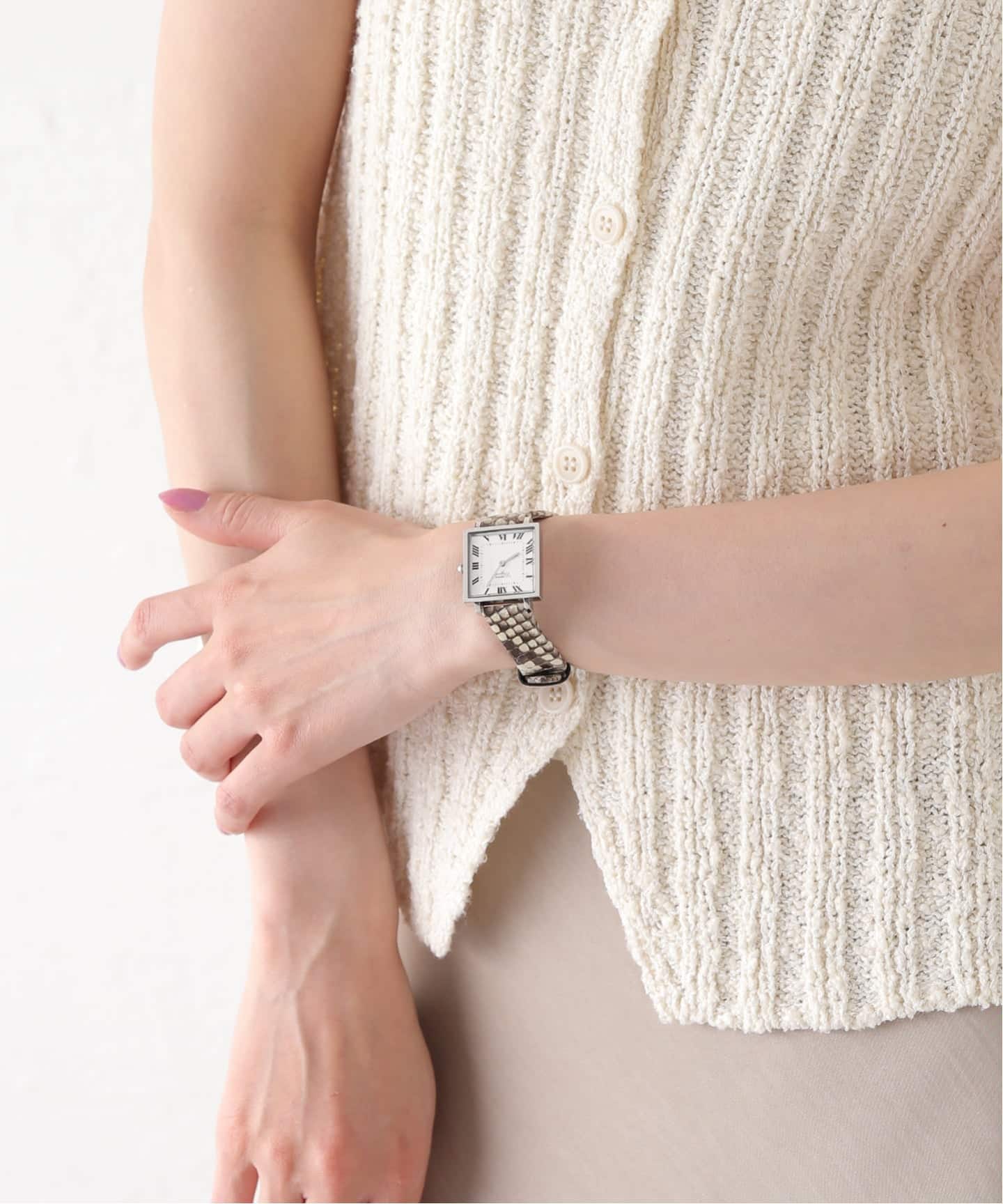 予約》VAGUE WATCH CO. Carre 25mm heavy wavy SS（新品）｜HIROB