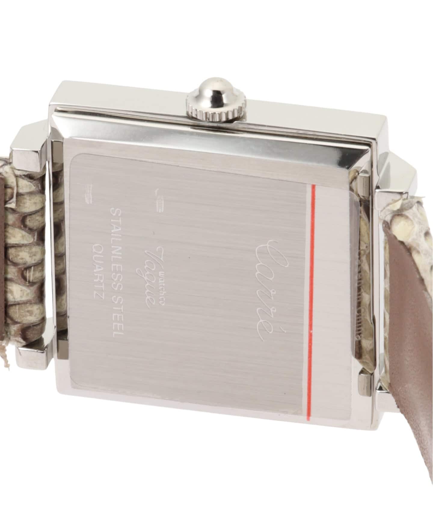 予約》VAGUE WATCH CO. Carre 28mm heavy wavy SS（新品）｜HIROB