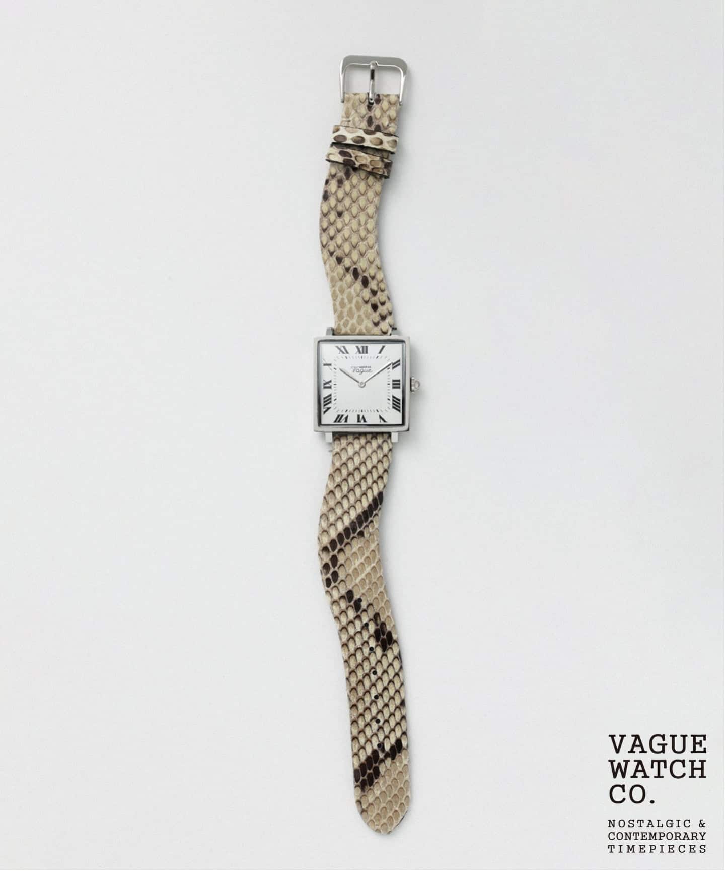 予約》VAGUE WATCH CO. Carre 28mm heavy wavy SS（新品）｜HIROB