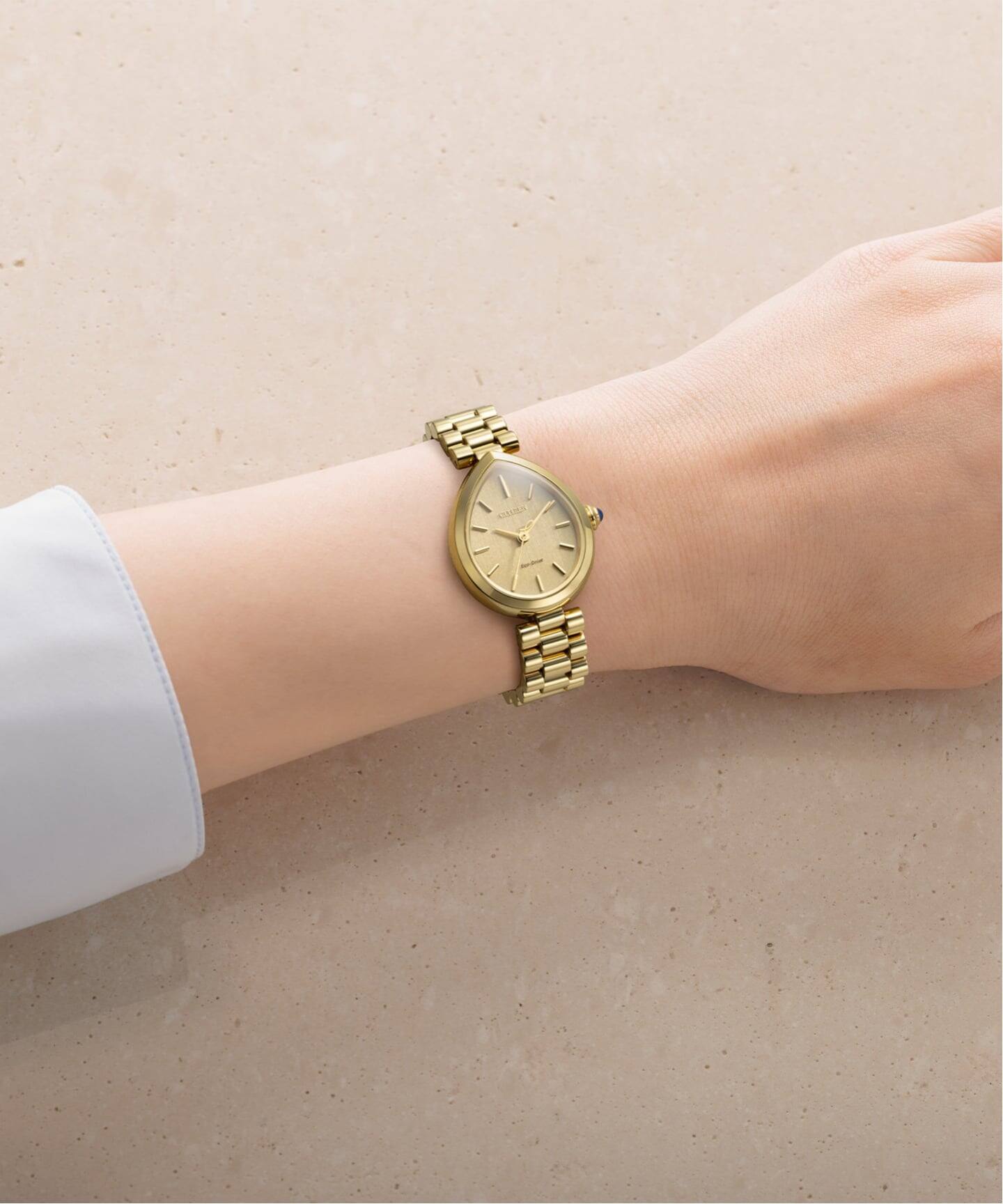CITIZEN L RAINELL Collection EM1202-50P / Gold（新品）｜HIROB
