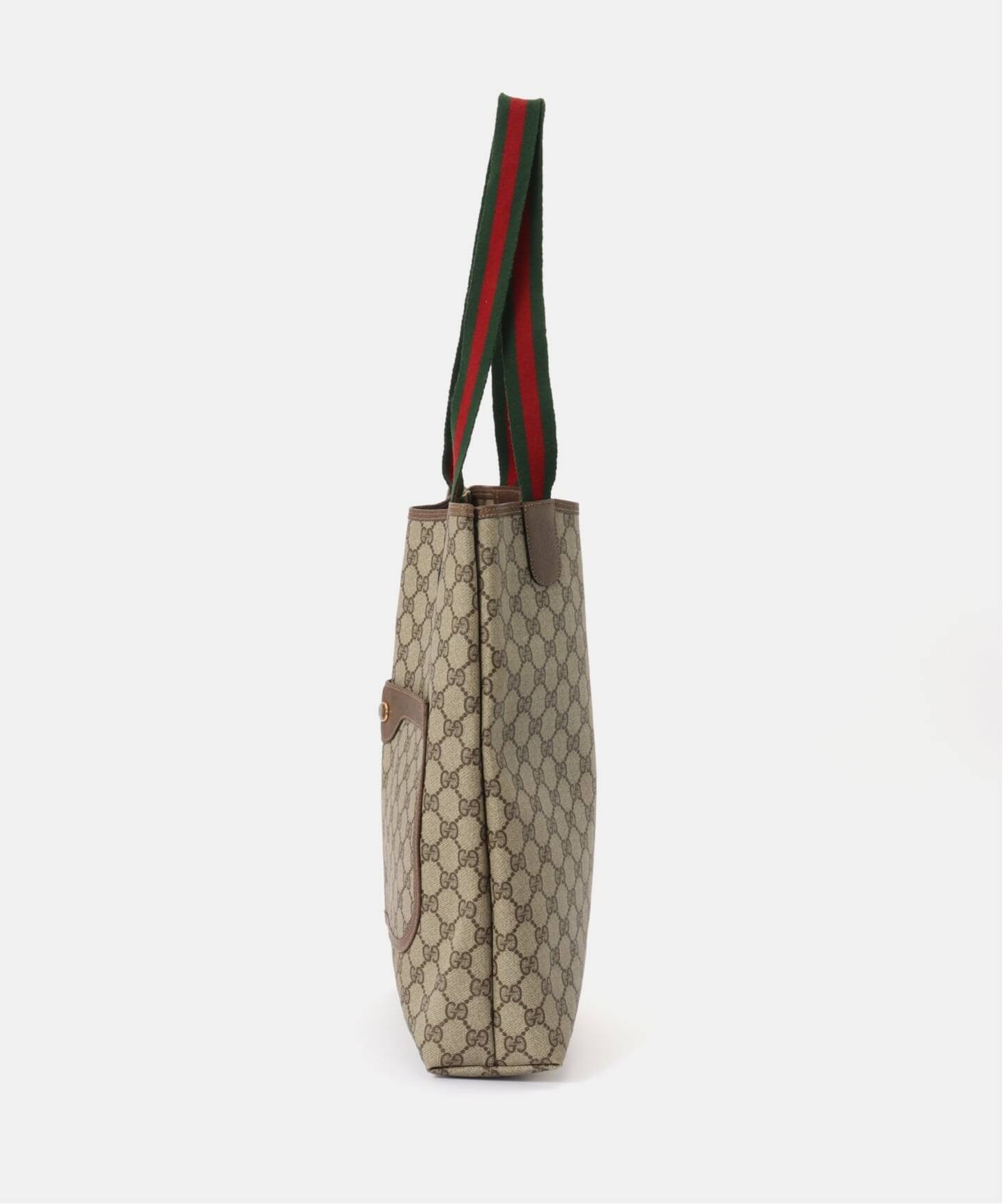 VINTAGE GUCCI/グッチ】トートバッグ gg web（トートバッグ