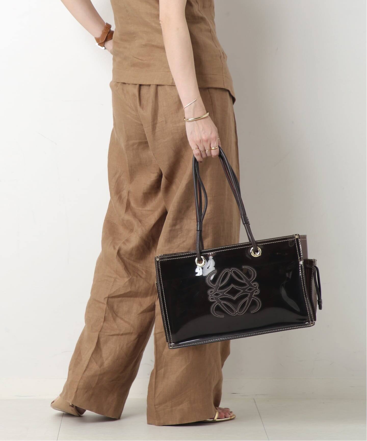 VINTAGE LOEWE/ロエベ】トートバッグ anagram vinyl（トートバッグ