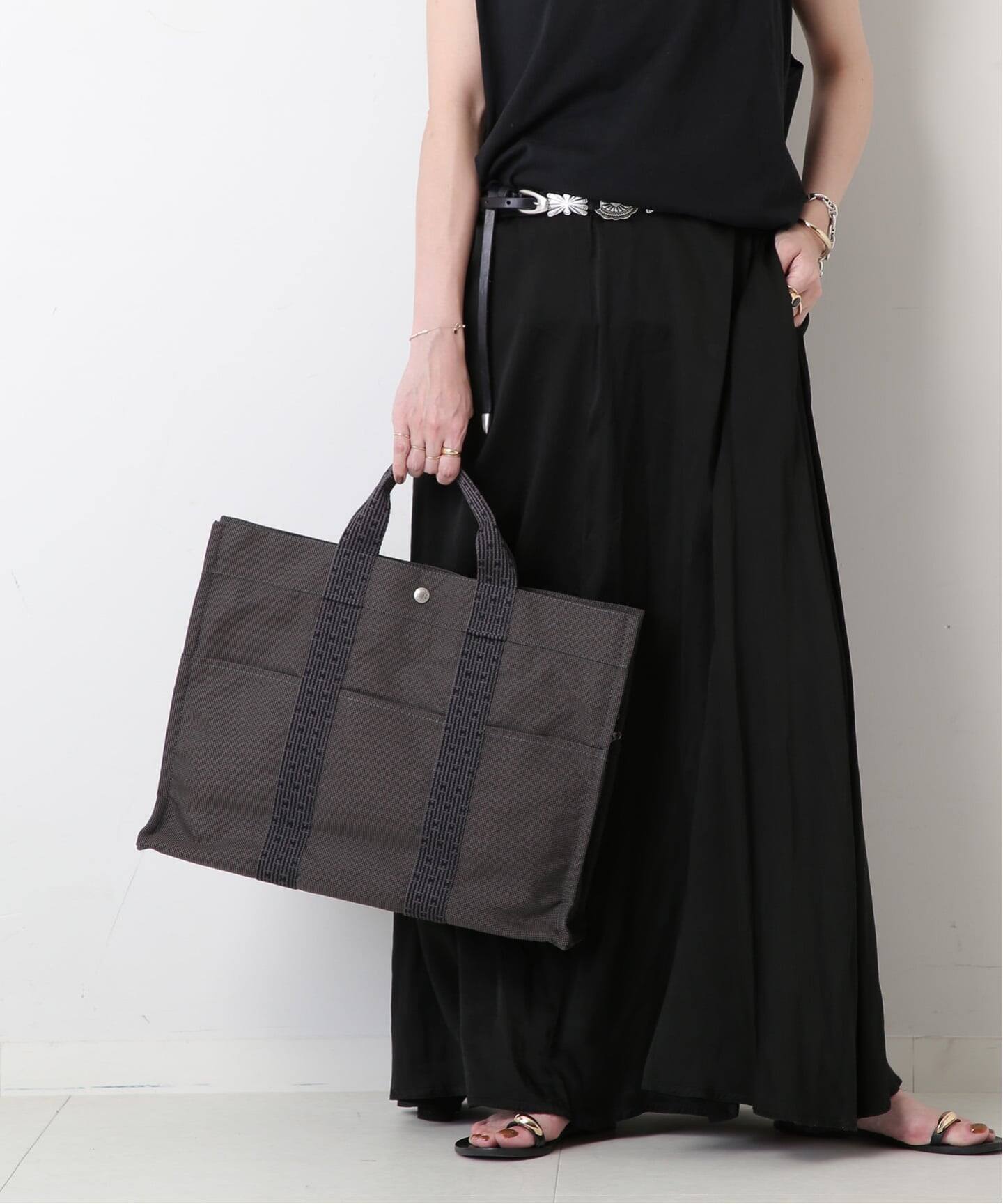 VINTAGE HERMES/エルメス】Her line tote mm（トートバッグ