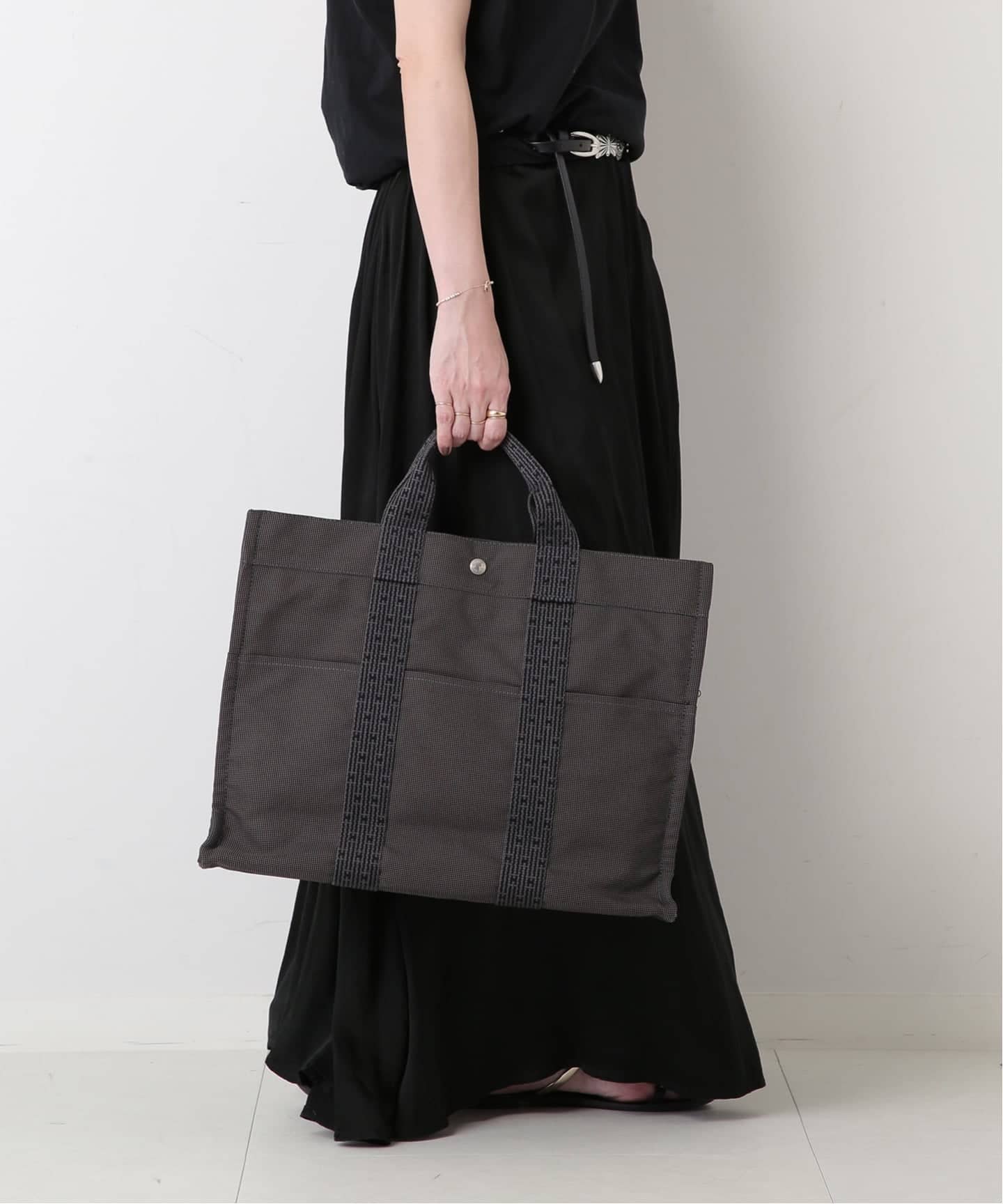 VINTAGE HERMES/エルメス】Her line tote mm(トートバッグ VINTAGE HERMES/エルメス】Her line tote mm(トートバッグ