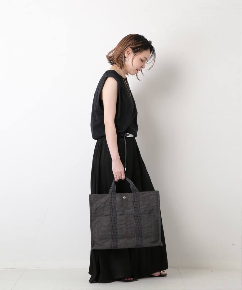 VINTAGE HERMES/エルメス】Her line tote mm（トートバッグ 