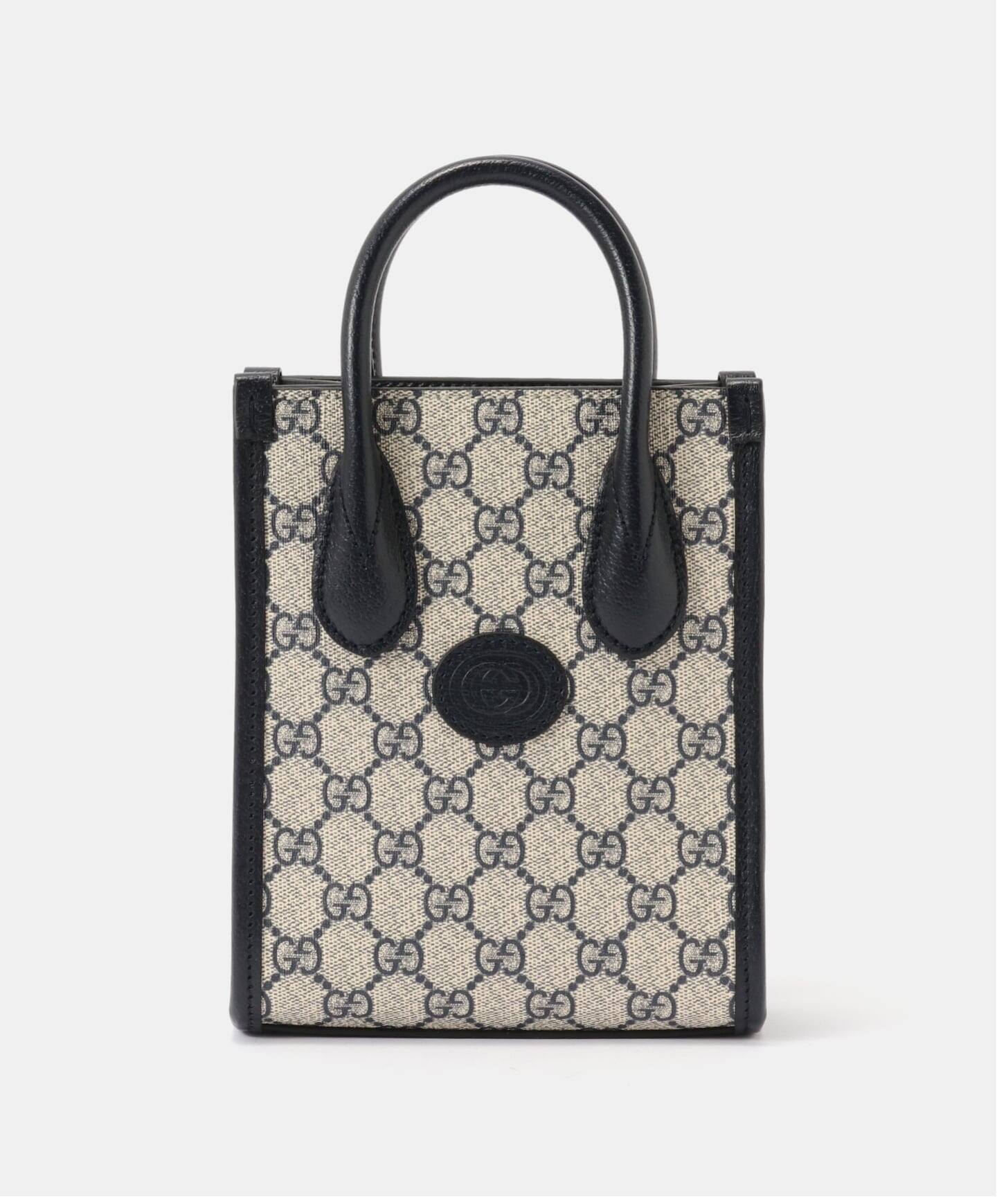 GUCCI GGブルームス ミニトートバッグ ハンドバッグ 2way スプリーム VINTAGE GUCCI/グッチ】GG supreme ミニトートバッグ 2way（トート
