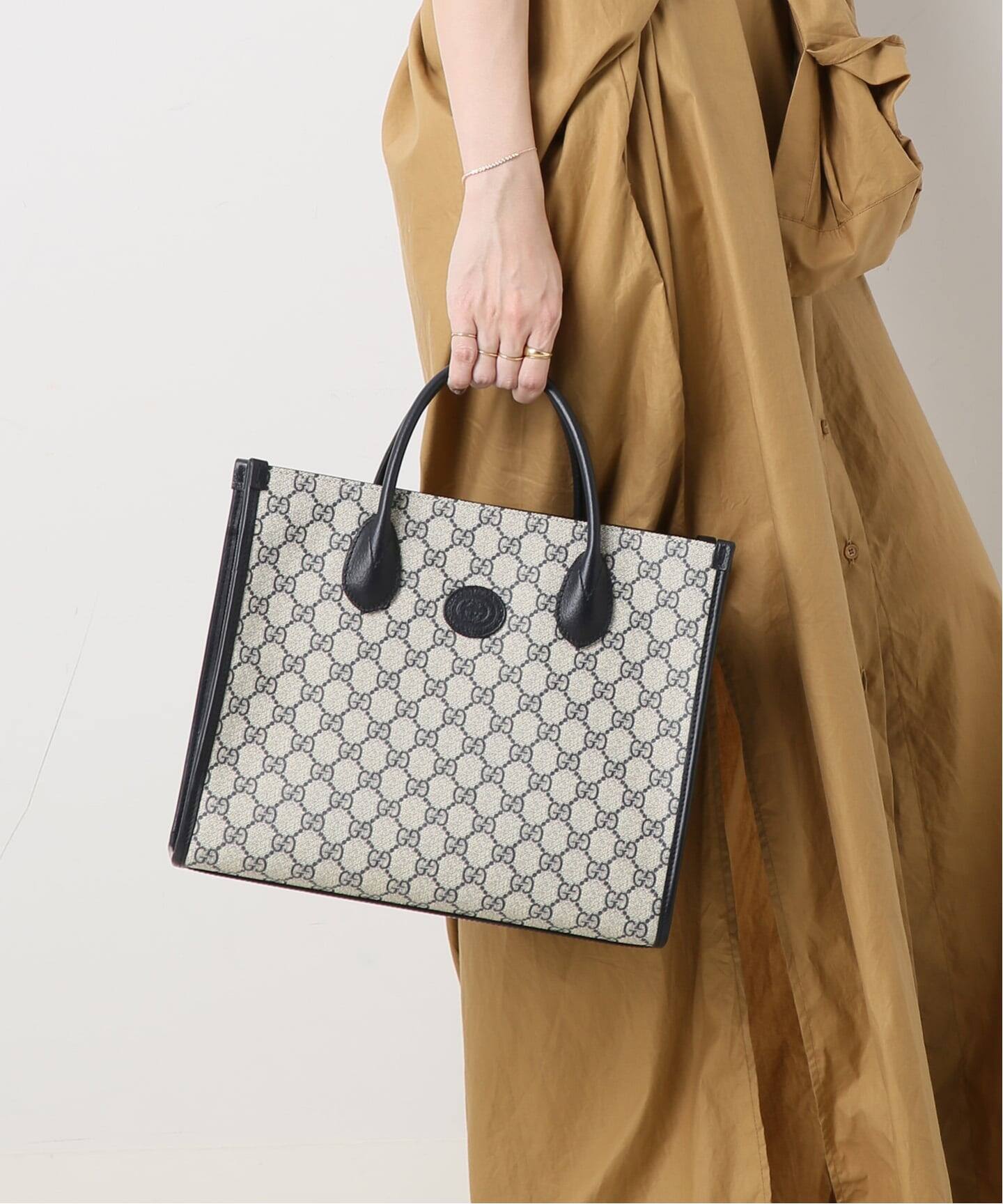 VINTAGE GUCCI/グッチ】GG supreme トートバッグ（トートバッグ 