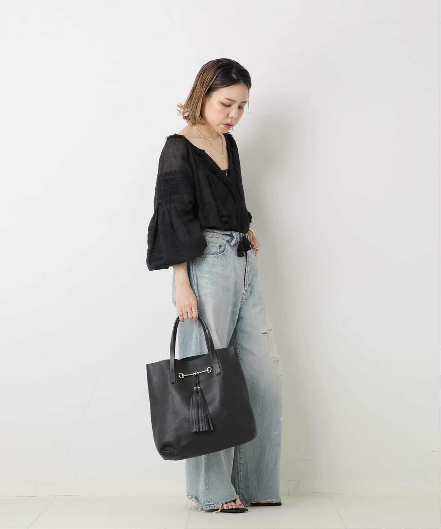 VINTAGE GUCCI/グッチ】Horsebit トートバッグ（トートバッグ
