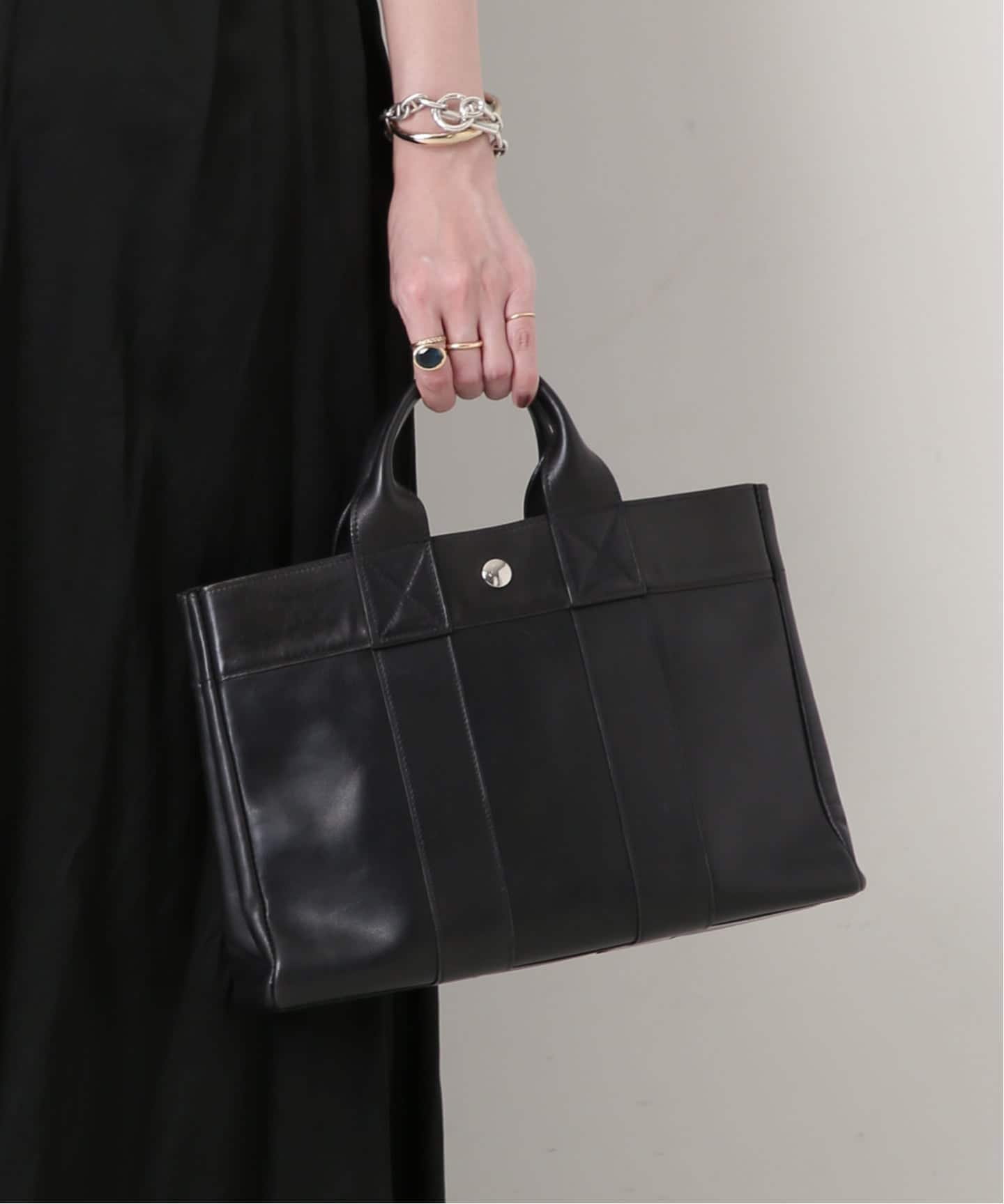 VINTAGE HERMES/エルメス】Fourre tout tote pm leather（トートバッグ