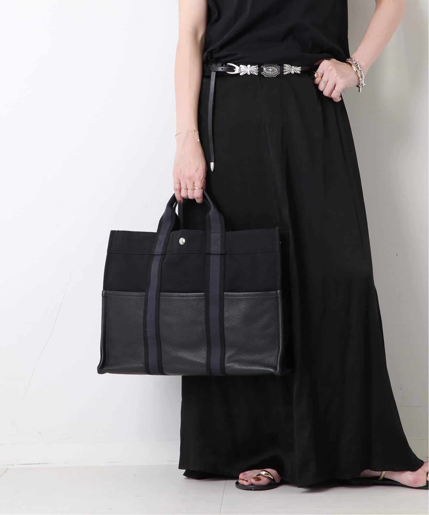 VINTAGE HERMES/エルメス】Fourre tout tote mm half leather（トート