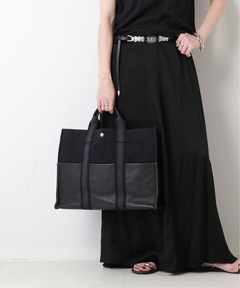 VINTAGE HERMES/エルメス】Fourre tout tote mm half leather（トート 