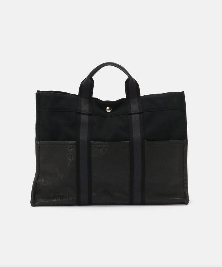 VINTAGE HERMES/エルメス】Fourre tout tote mm half leather（トート 
