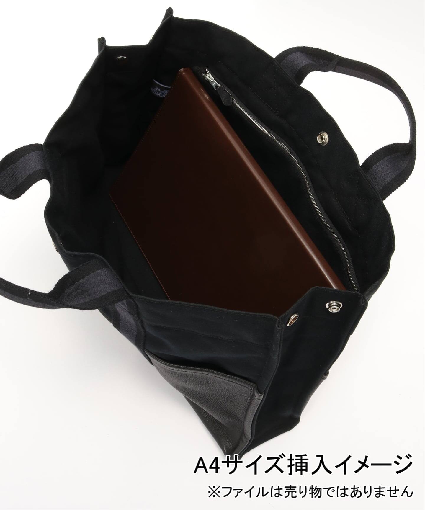 VINTAGE HERMES/エルメス】Fourre tout tote mm half leather（トート