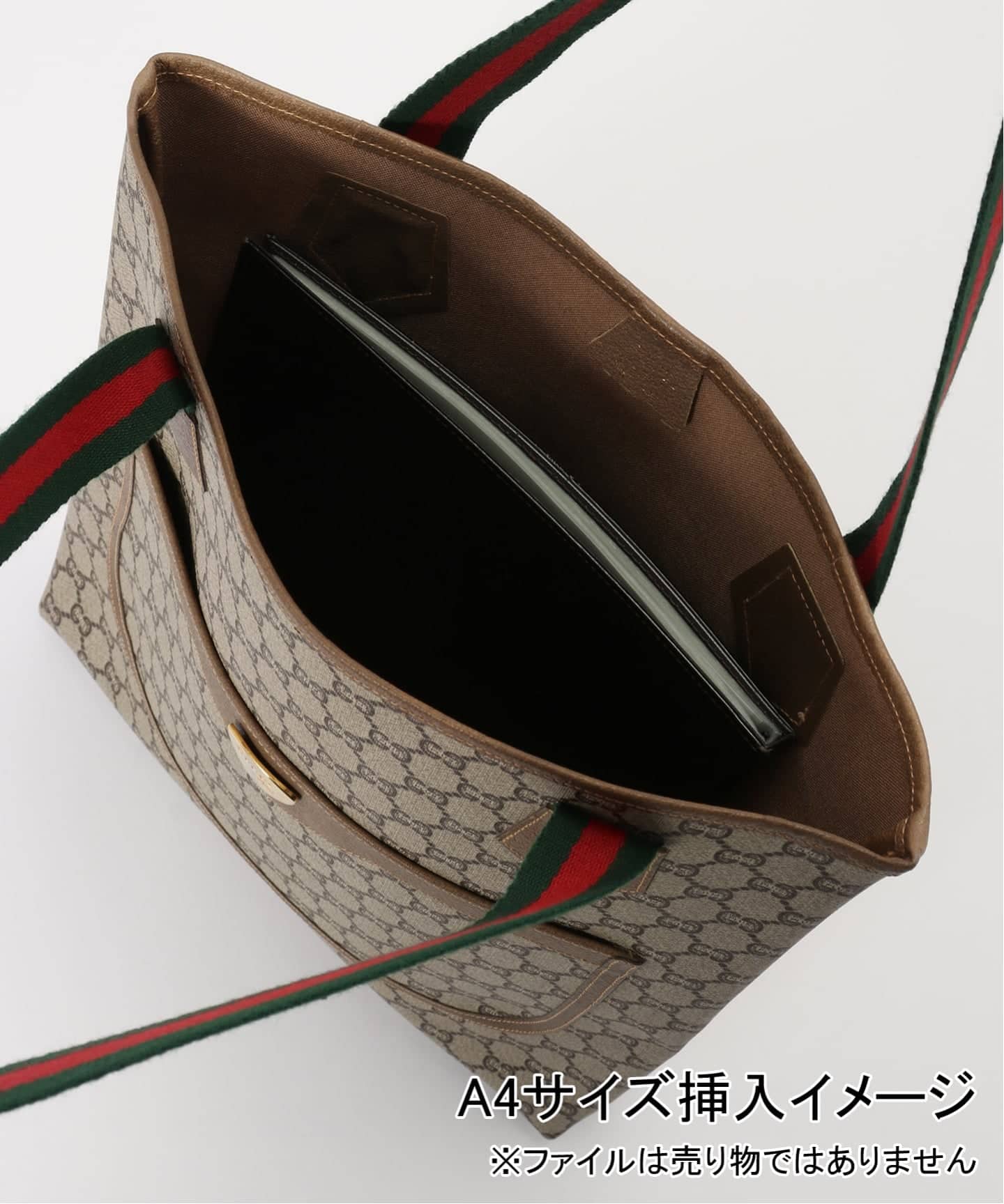 VINTAGE GUCCI Plus/グッチ プラス】トートバッグ gg web（トート