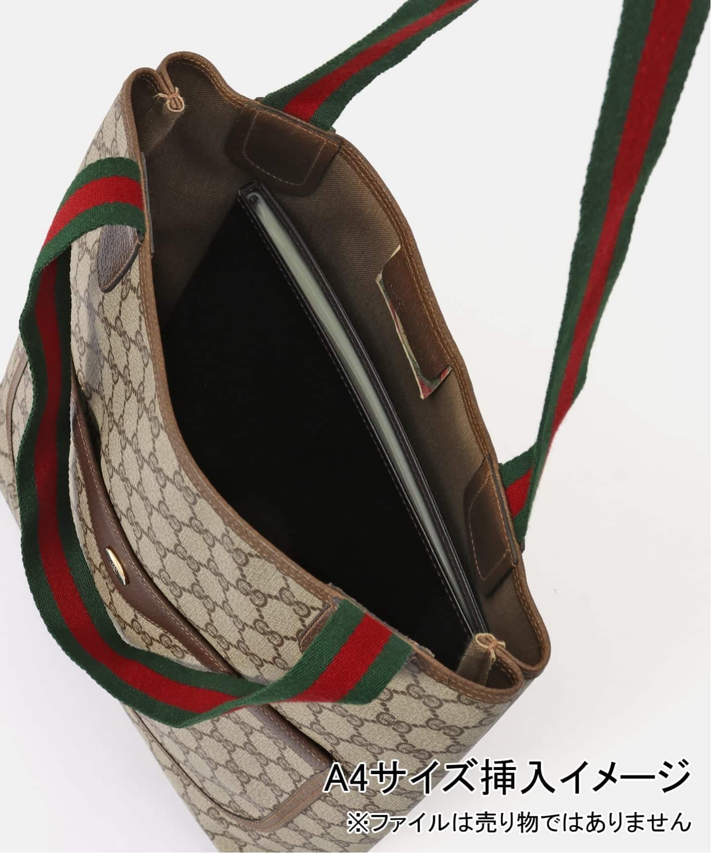 VINTAGE GUCCI/グッチ】トートバッグ gg web（トートバッグ