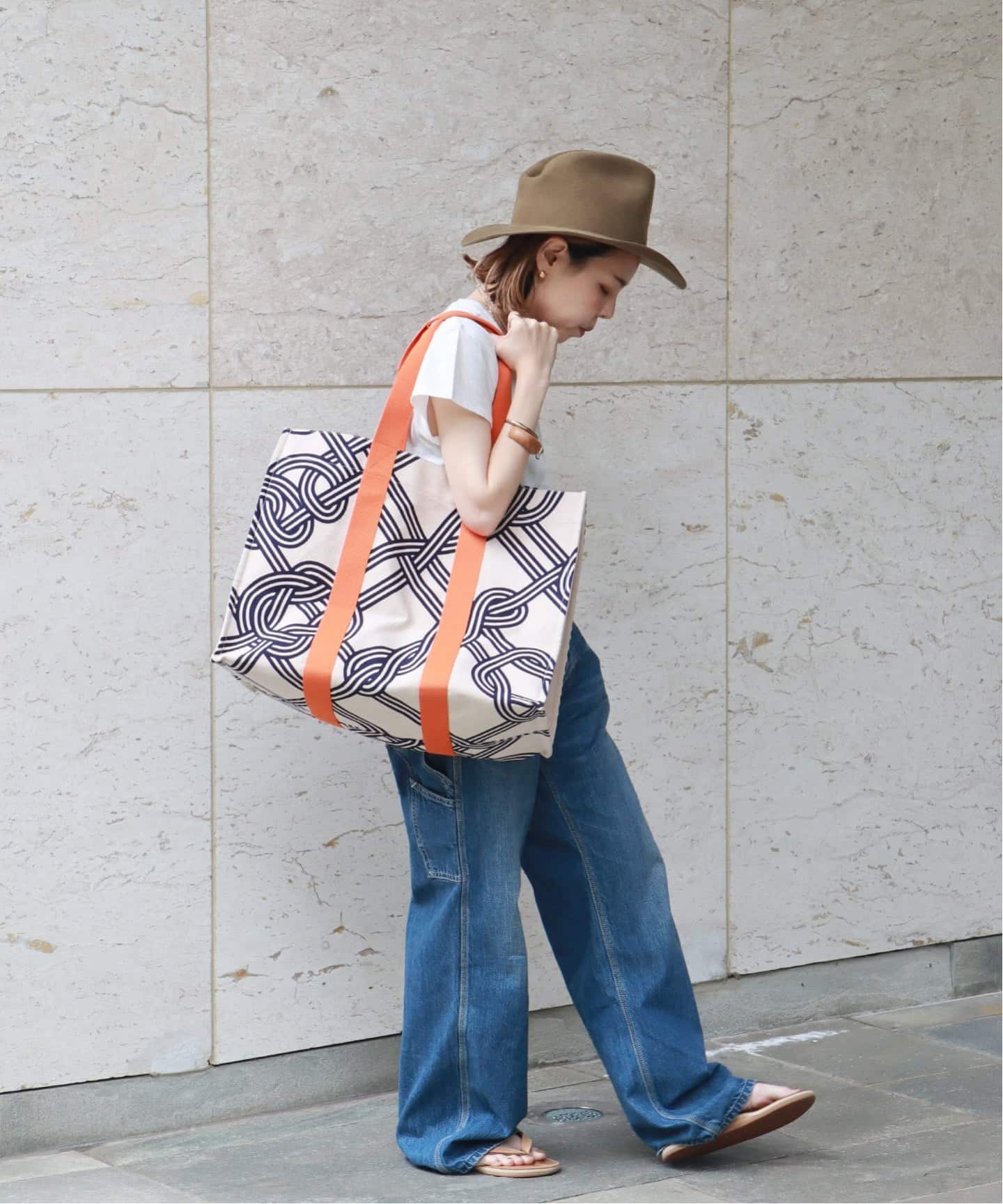 HERMES/エルメス】Noeuds marins beach bag（トートバッグ