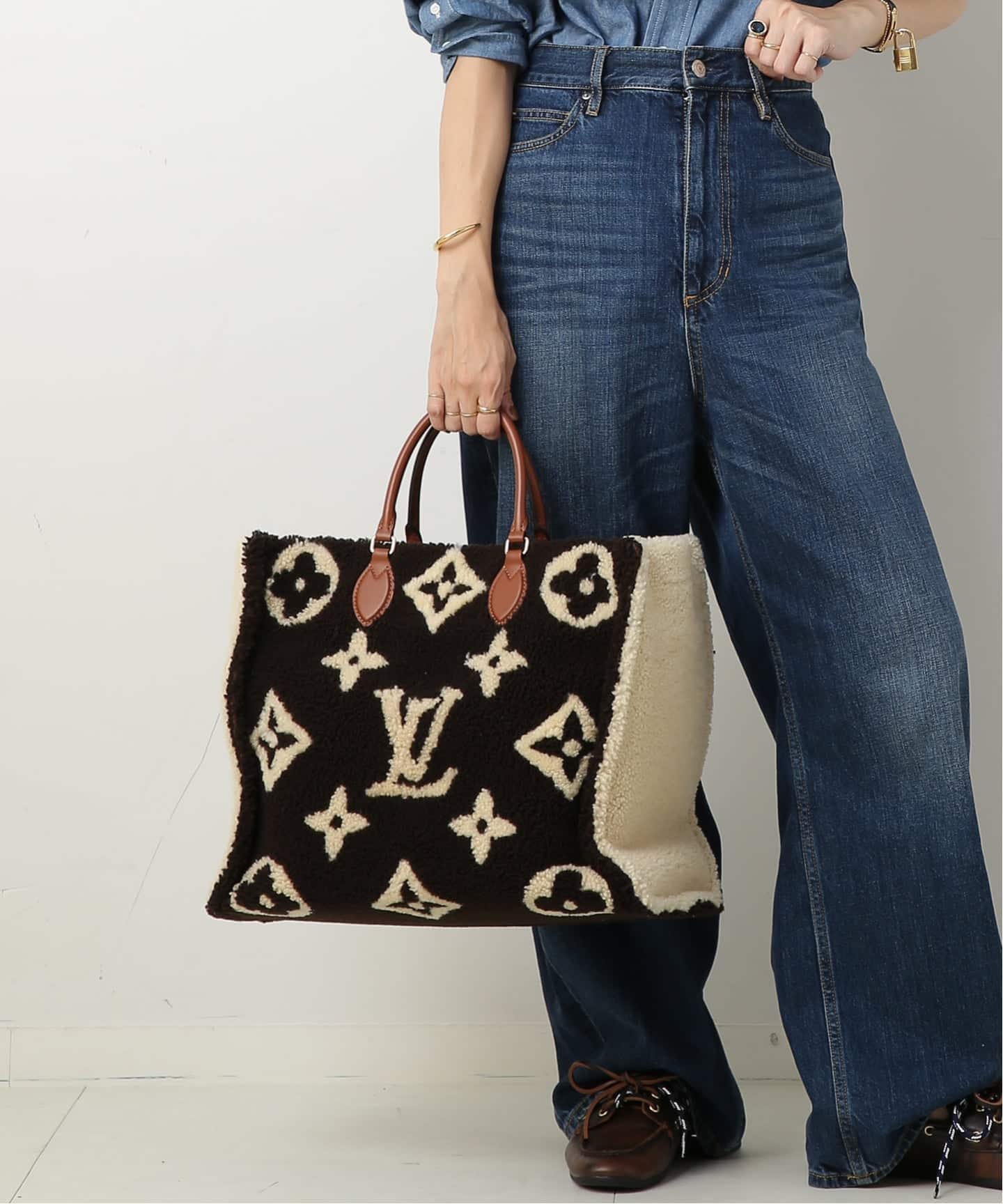 VINTAGE LOUIS VUITTON/ルイ ヴィトン】 On the go tote 2way Shearing