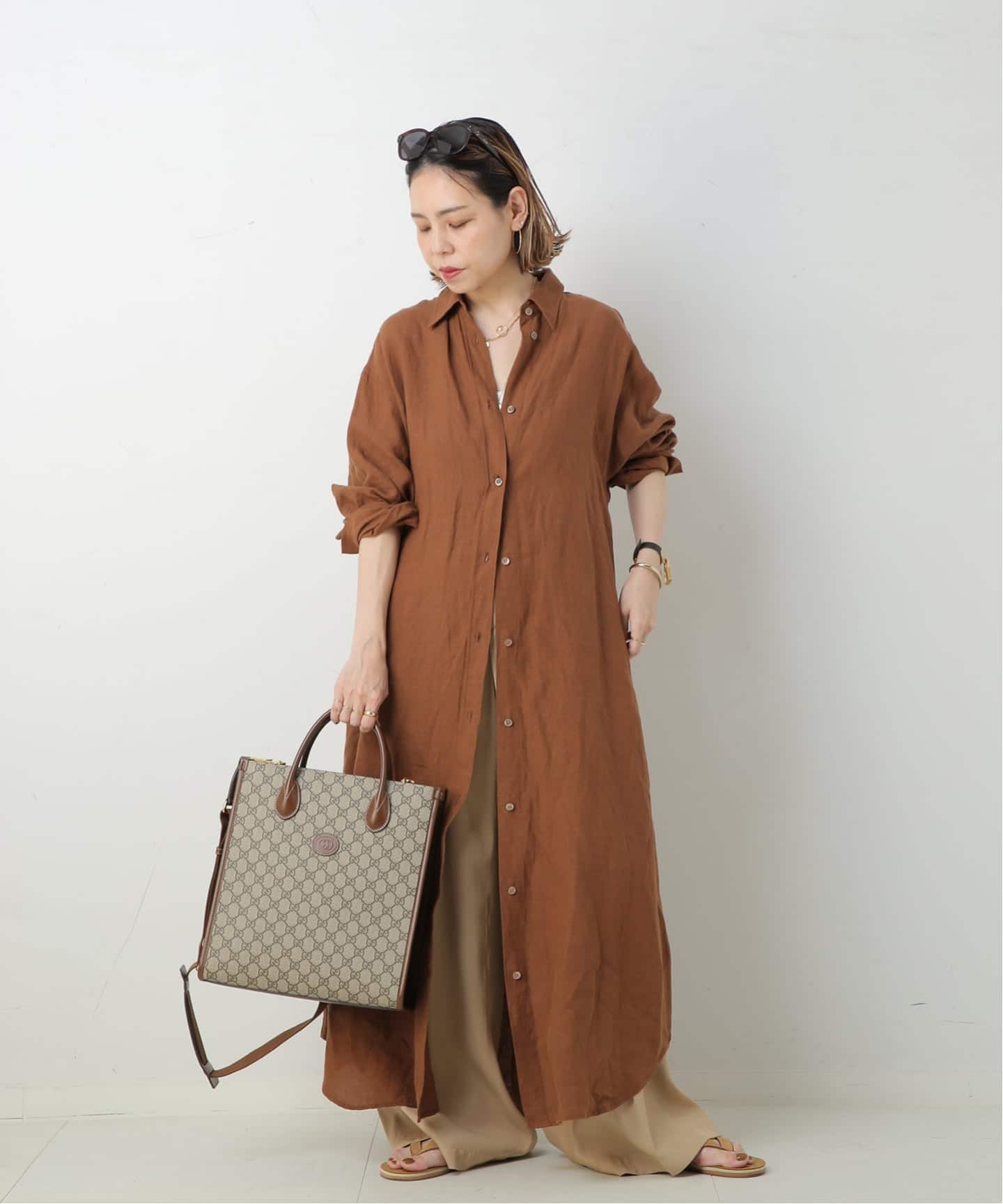 VINTAGE GUCCI/グッチ】Interlocking g トートバッグ 2way（トート