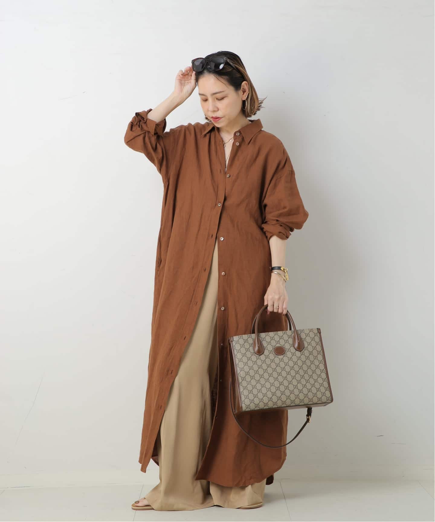 VINTAGE GUCCI/グッチ】Interlocking g トートバッグ 2way（トート