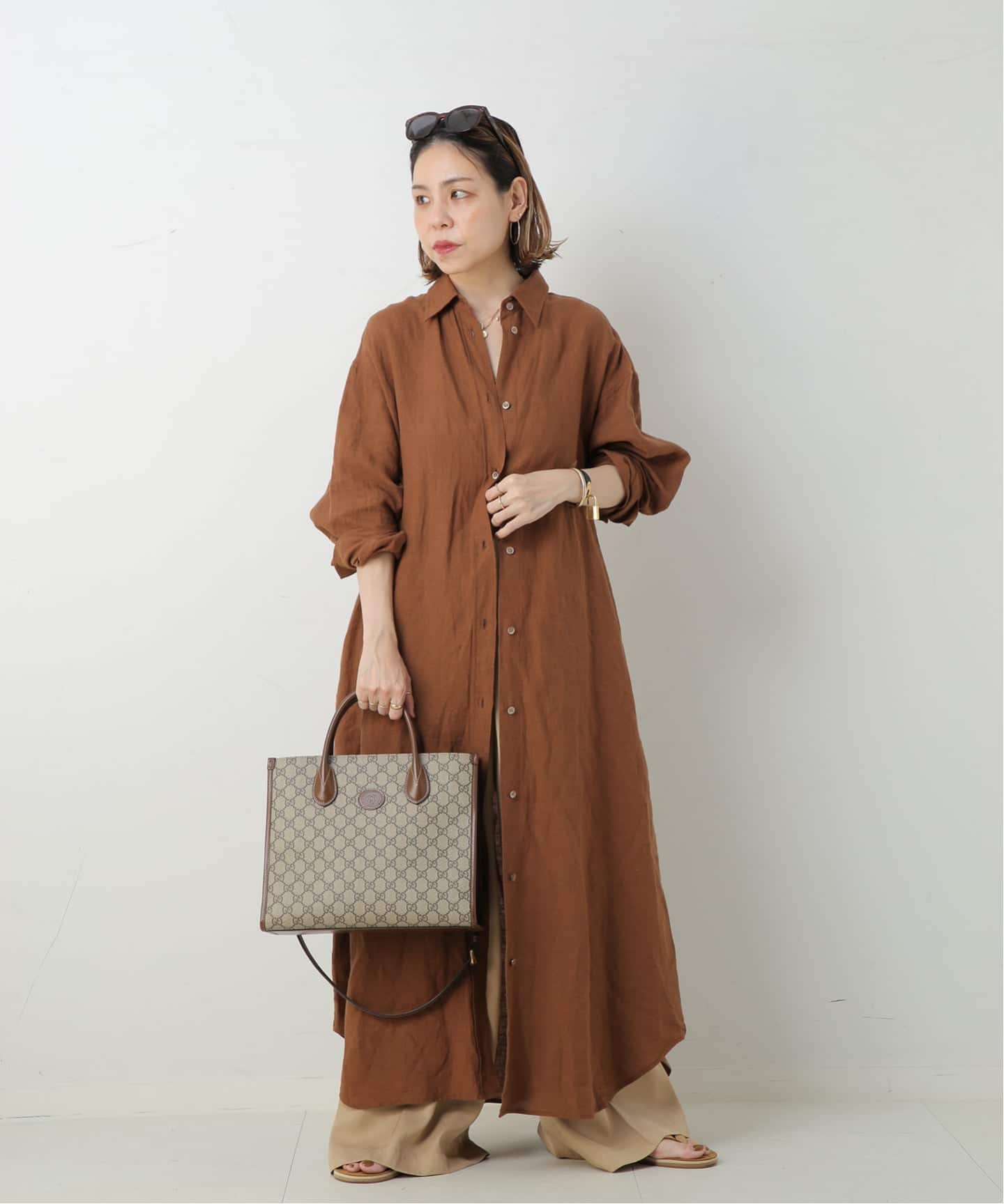 VINTAGE GUCCI/グッチ】Interlocking g トートバッグ 2way（トート
