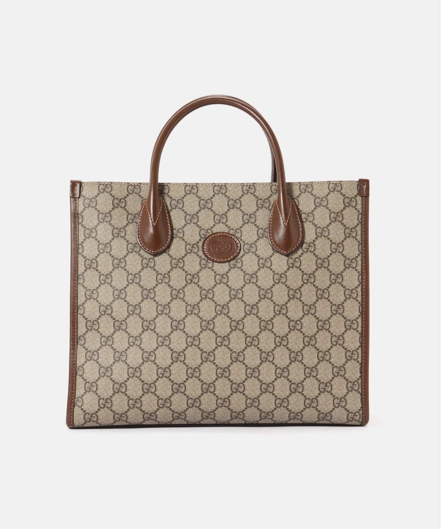 【VINTAGE GUCCI/グッチ】トートバッグ gg VINTAGE GUCCI/グッチ】Interlocking g トートバッグ 2way（トート