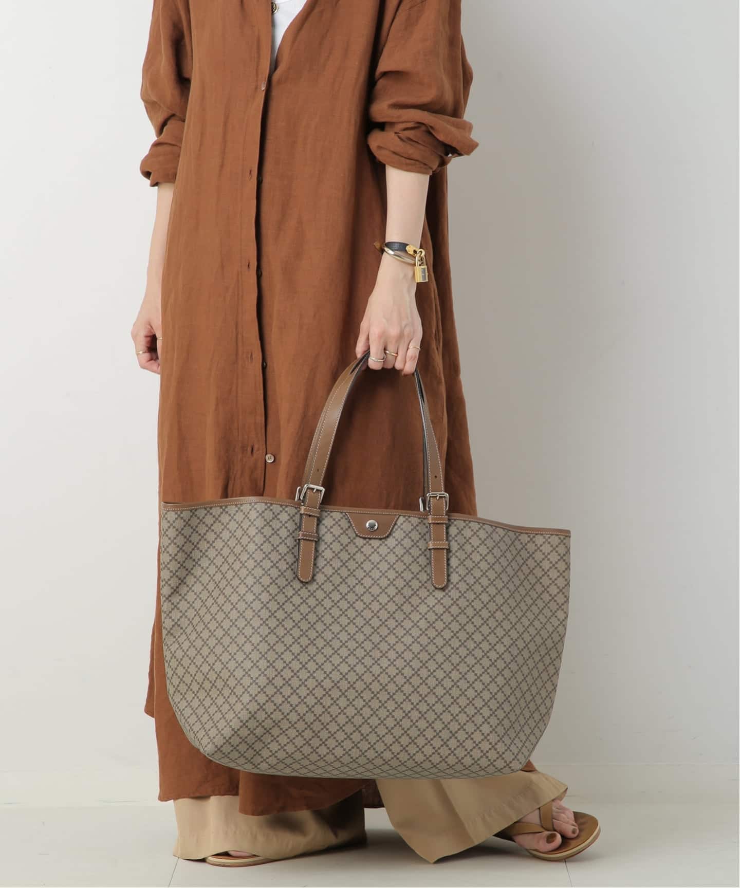 VINTAGE GUCCI/グッチ】Diamanteトートバッグ（トートバッグ