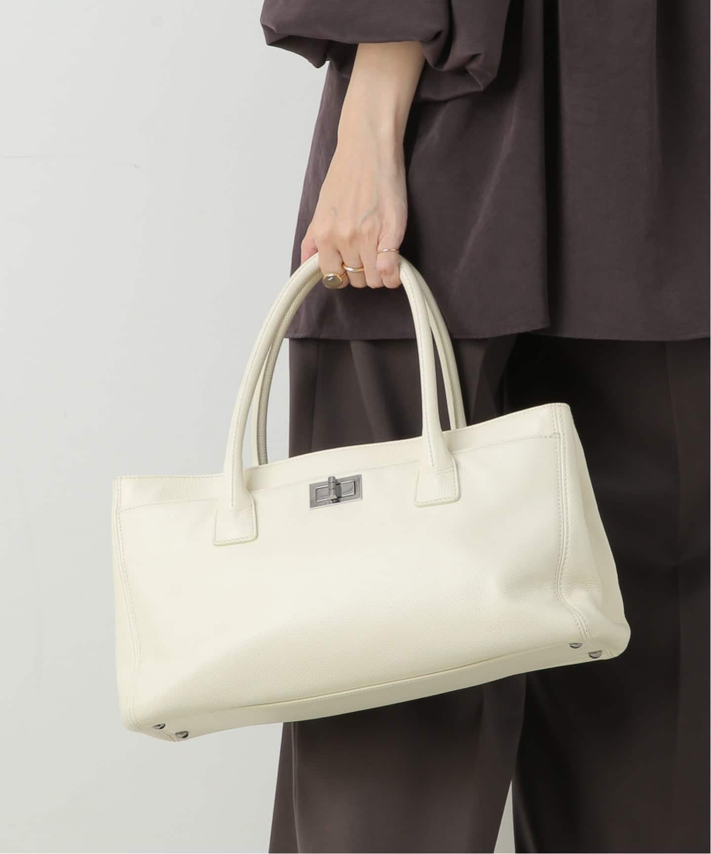 CHANELトートバッグ 2点セット キャンバス 非売品@2 VINTAGE CHANEL/シャネル】 2.55 Executive トートバッグ（トート