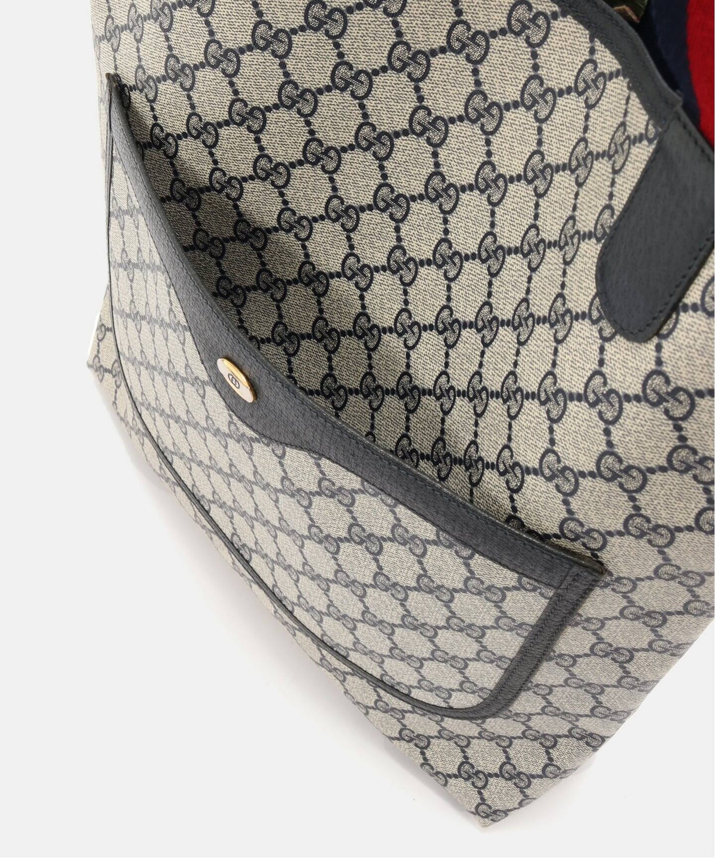 VINTAGE GUCCI/グッチ】トートバッグ gg web（トートバッグ