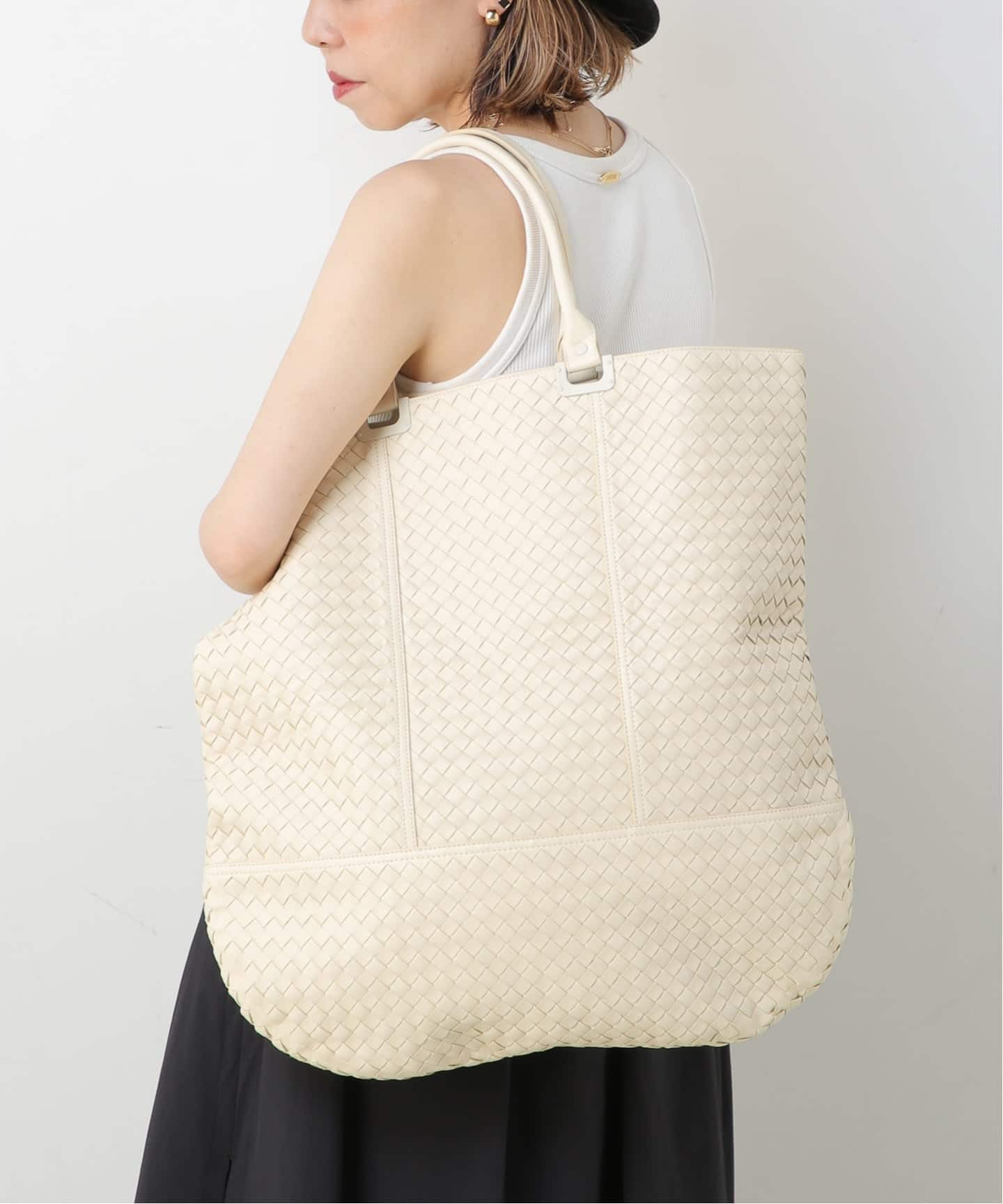 VINTAGE BOTTEGA VENETA/ボッテガ ヴェネタ】トートバッグ intrecciato