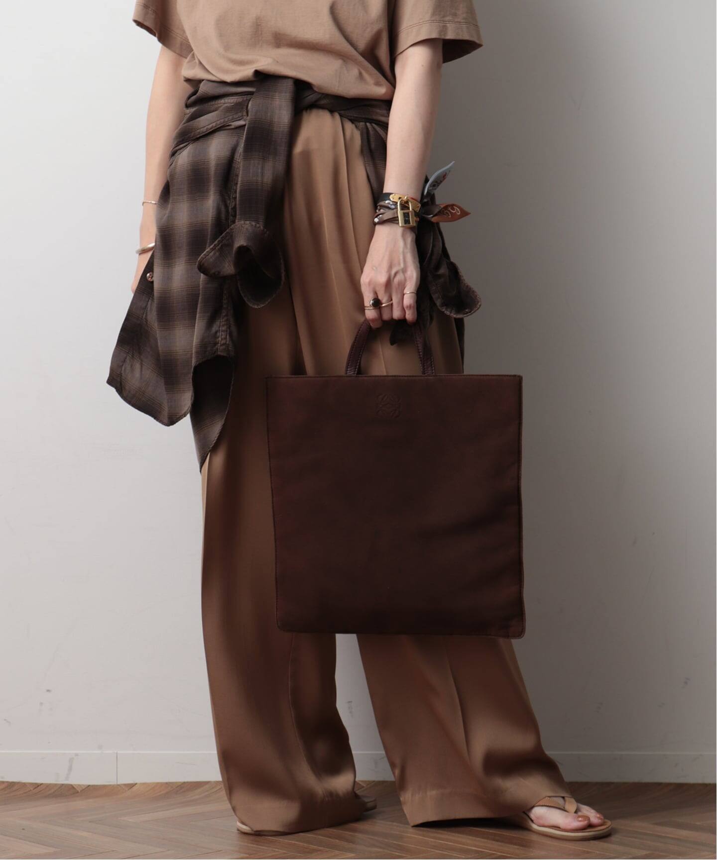 VINTAGE LOEWE/ロエベ】トートバッグ anagram suede（トートバッグ