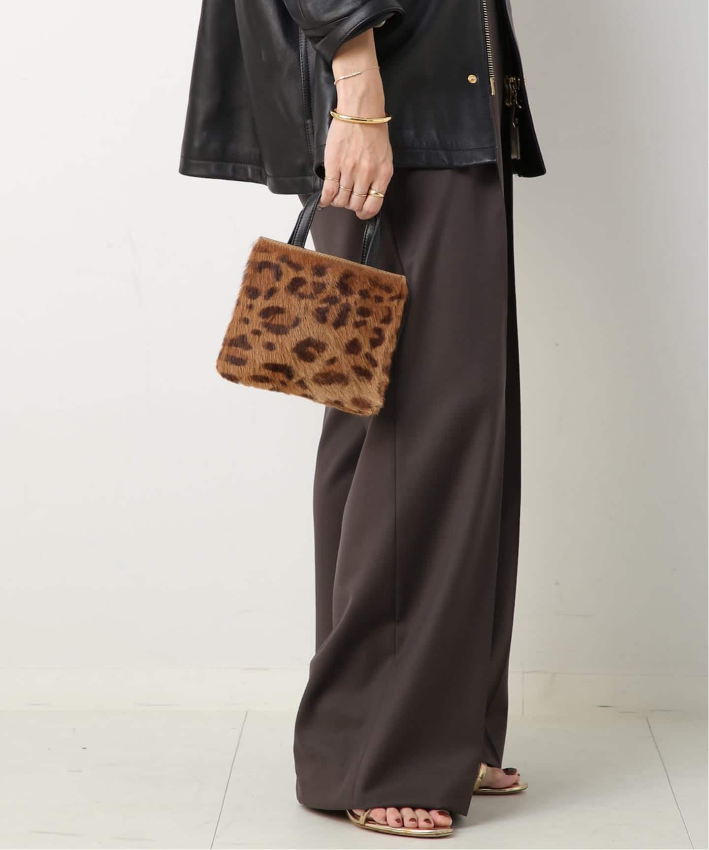 VINTAGE LOEWE/ロエベ】 トートバッグ leopard（トートバッグ