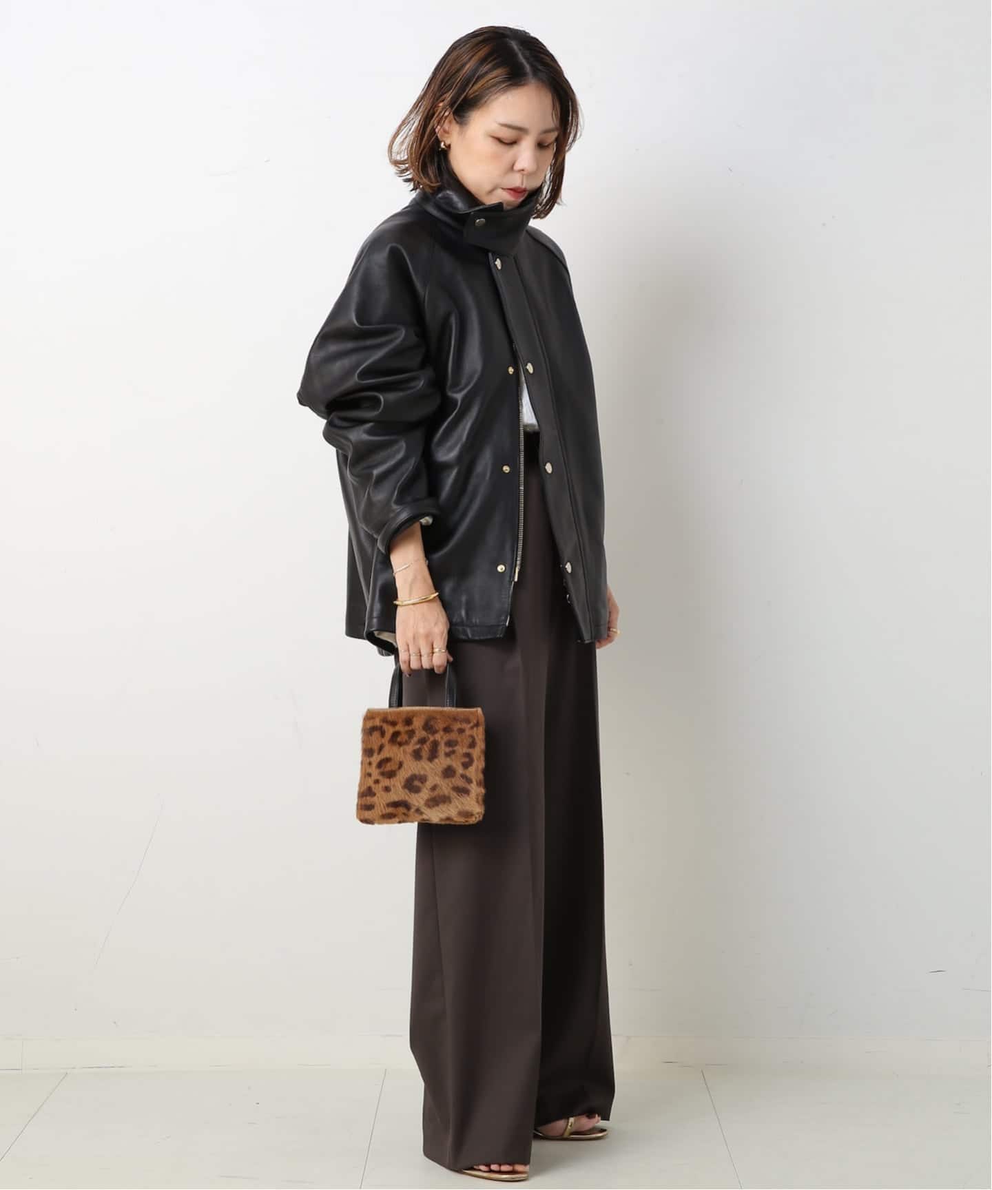 VINTAGE LOEWE/ロエベ】 トートバッグ leopard（トートバッグ
