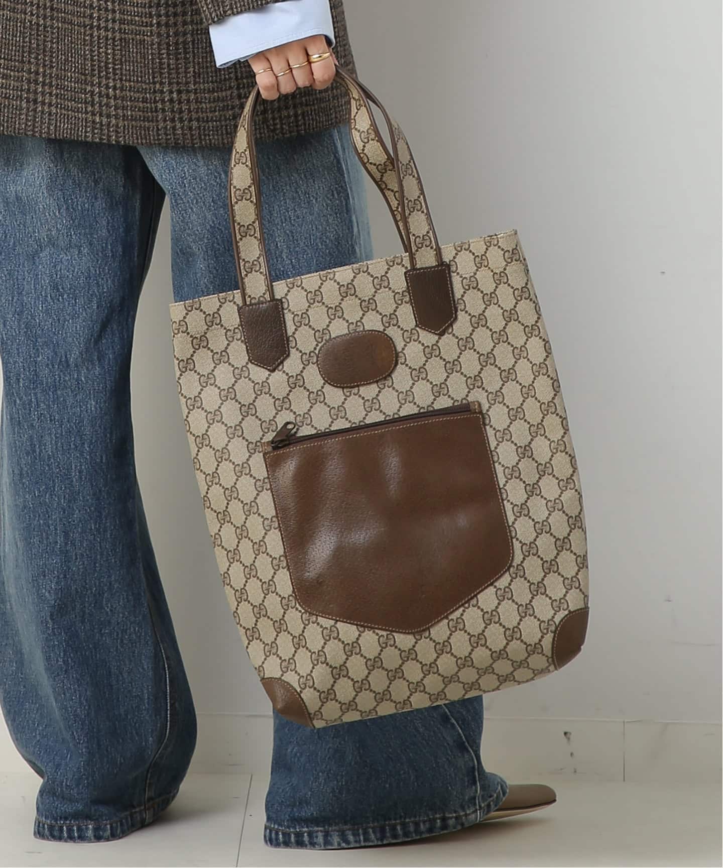 VINTAGE GUCCI /グッチ 】トートバッグ gg（トートバッグ