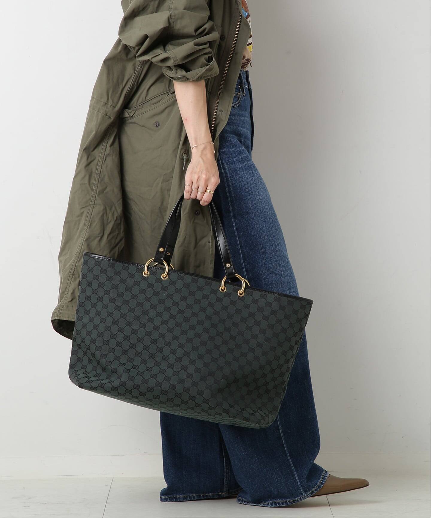 VINTAGE GUCCI/グッチ】トートバッグ gg canvas（トートバッグ 