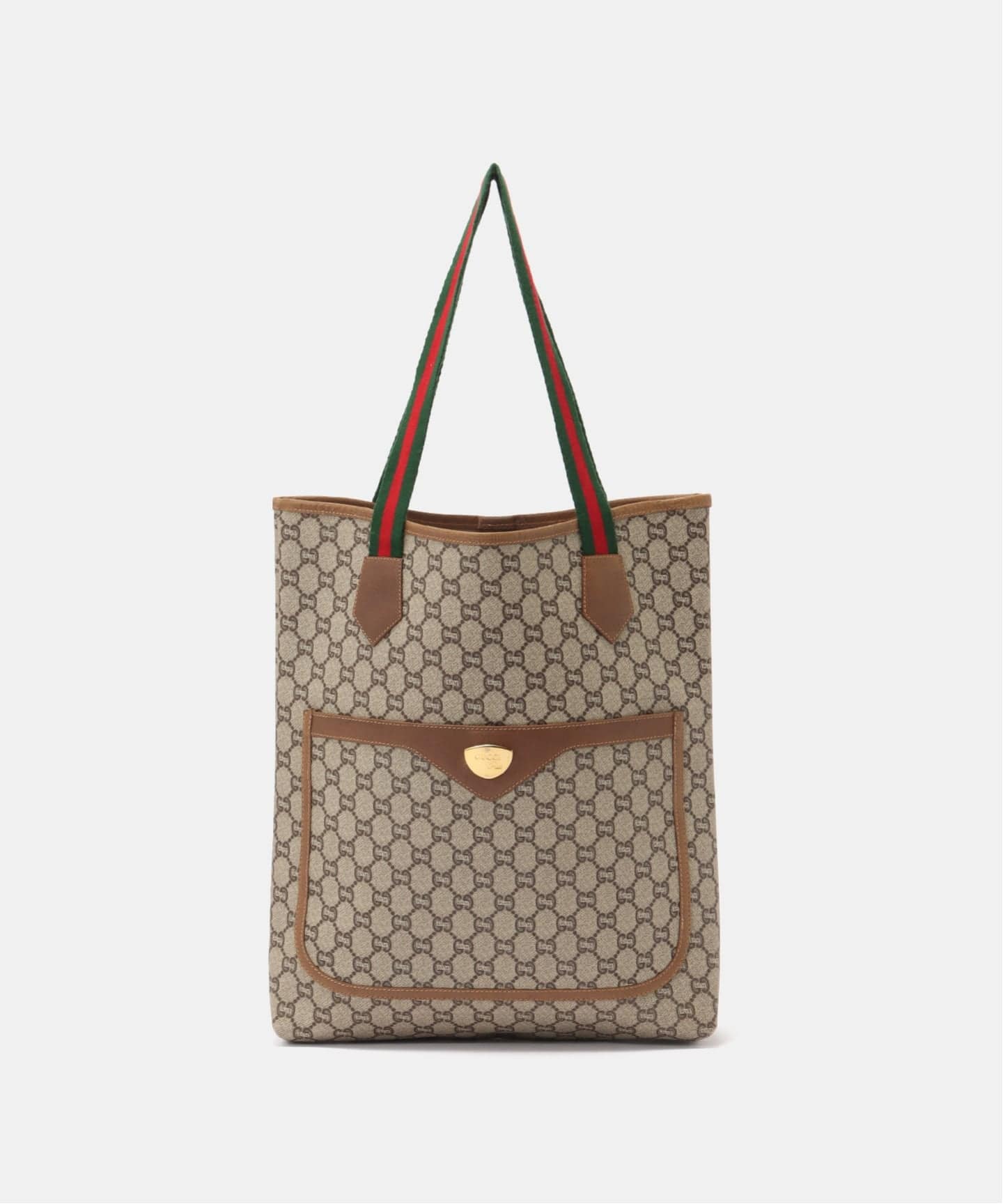 VINTAGE GUCCI Plus/グッチ プラス】トートバッグ gg plus web（トート