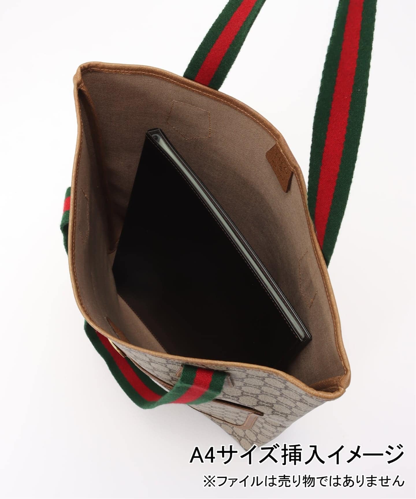 VINTAGE GUCCI Plus/グッチ プラス】トートバッグ gg plus web（トート
