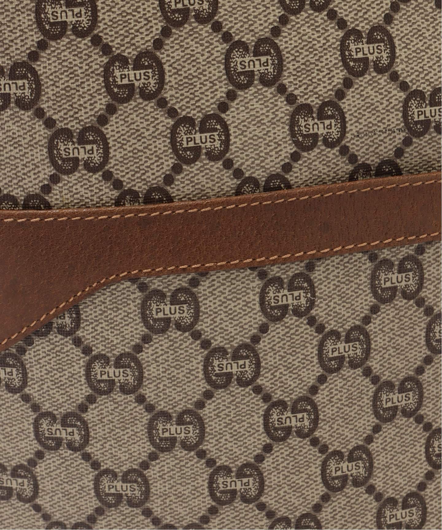 VINTAGE GUCCI Plus/グッチ プラス】トートバッグ gg plus web（トート